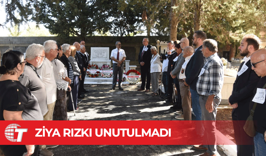 Ziya Rızkı ölüm yıldönümünde törenlerle anıldı