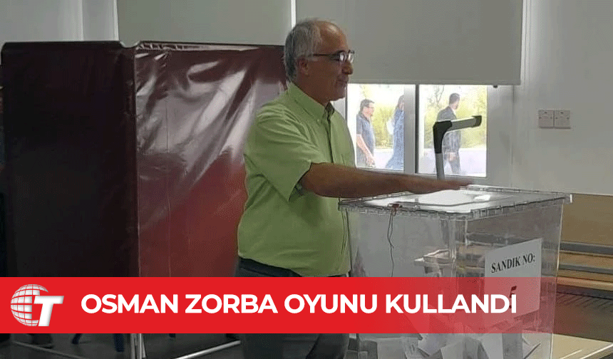 KSP adayı Osman Zorba oyunu kullandı