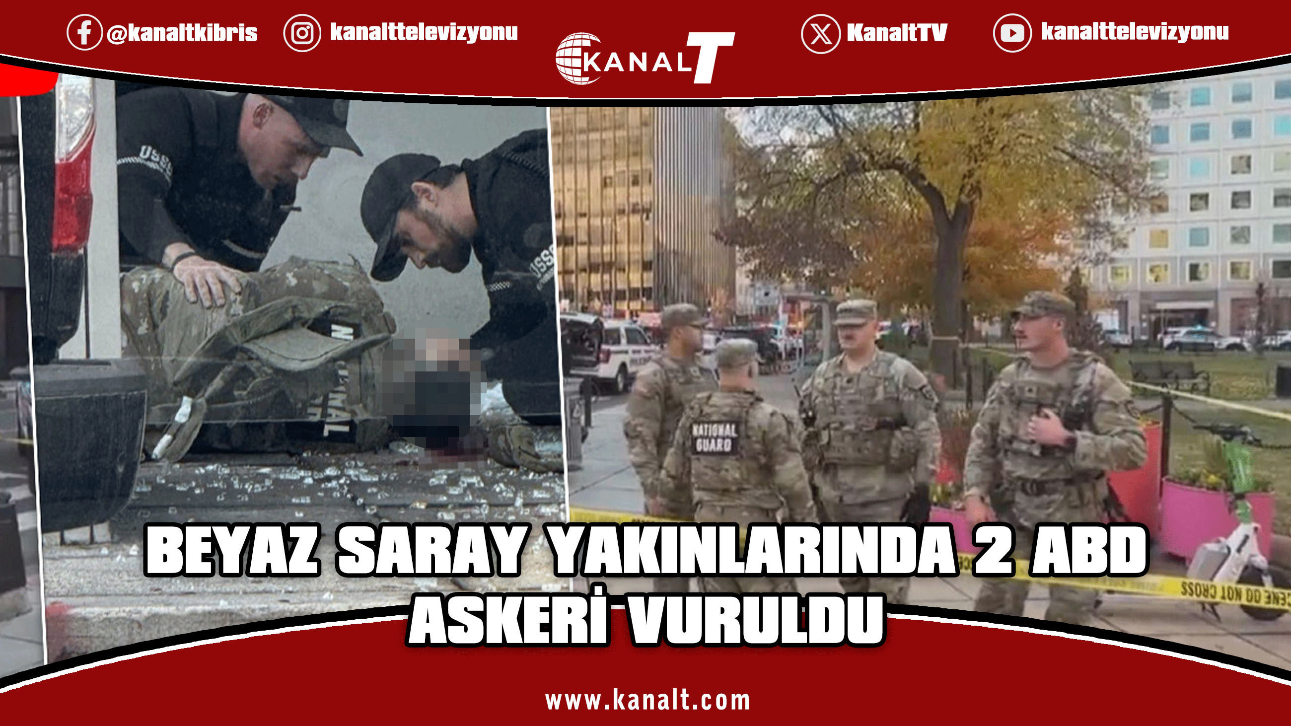 ABD Başkanı Trump, Washington'daki iki Ulusal Muhafızın vurulduğu olayı "terör eylemi" olarak tanımladı