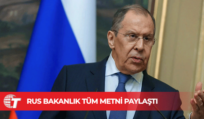 Lavrov’un Corriere della Sera röportajı yayımlanmadı