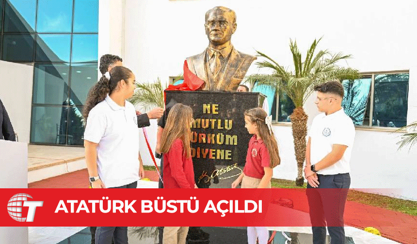 Gönyeli-Alayköy Belediyesi’nden yeni Atatürk Büstü