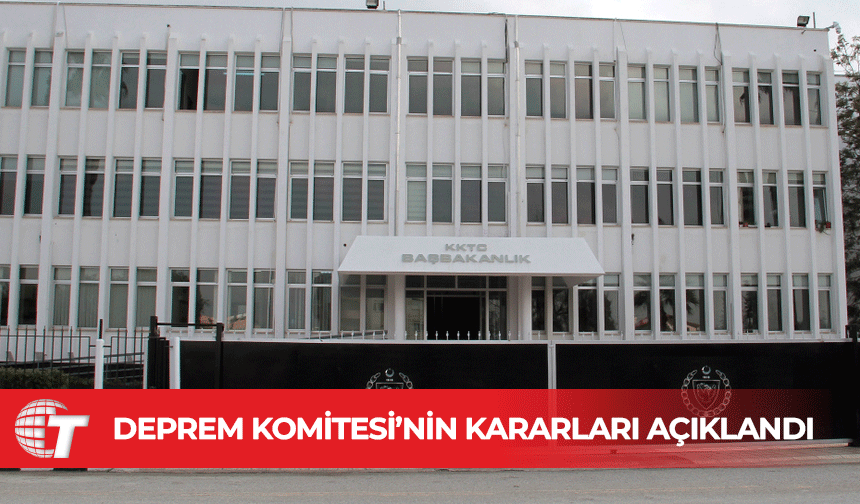 Deprem Komitesi Lefke okulları için alınan önlem kararlarını açıkladı
