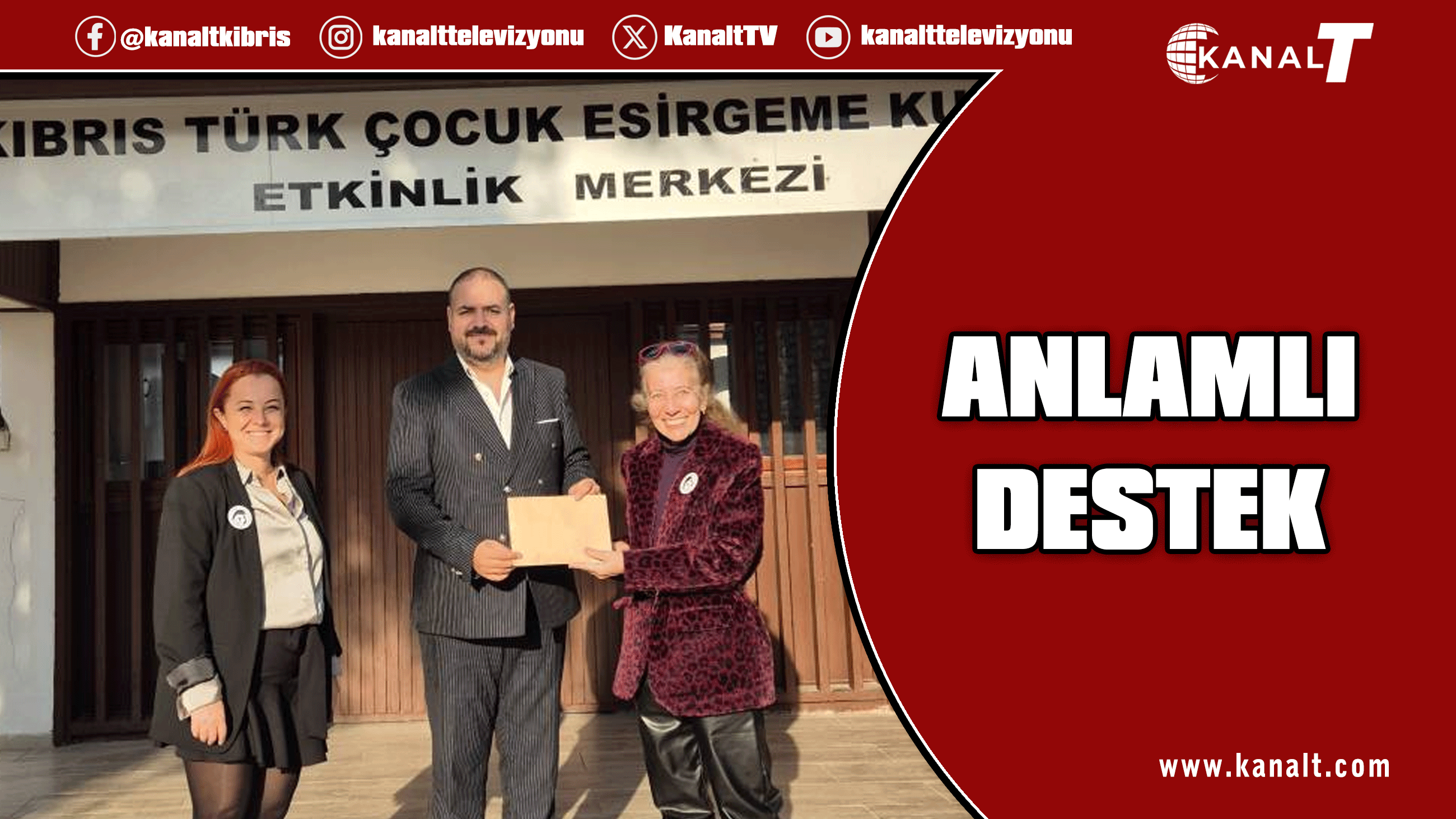 Kıbrıs Türk Anne ve Çocuk Sağlığı Derneği’nden Çocuk Esirgeme Kurumu’na destek