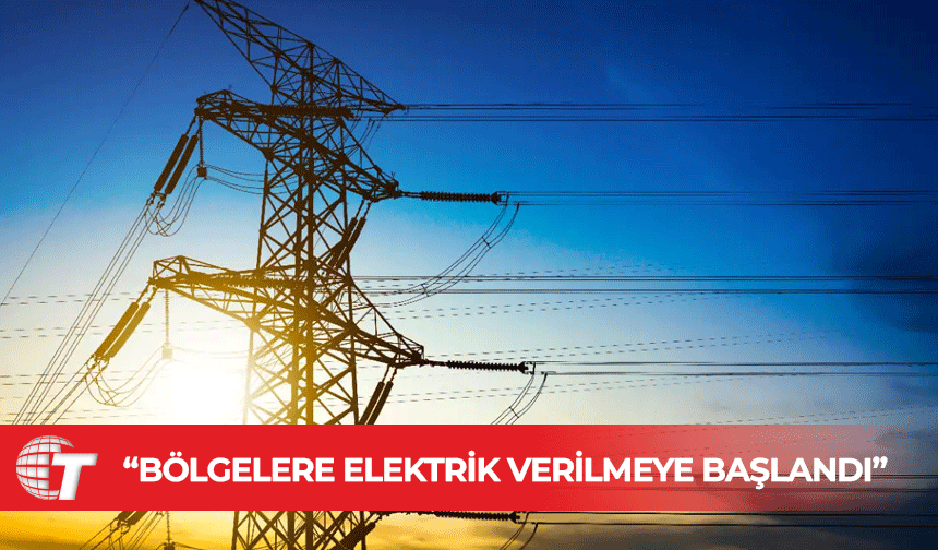 Kıb-Tek: Kısa süre içerisinde tüm bölgelere enerji akışı yeniden sağlanacaktır