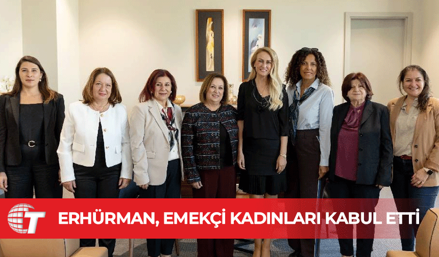 Nilden Bektaş Erhürman, Girne Emekçi Kadınlar Kooperatifi’ni kabul etti