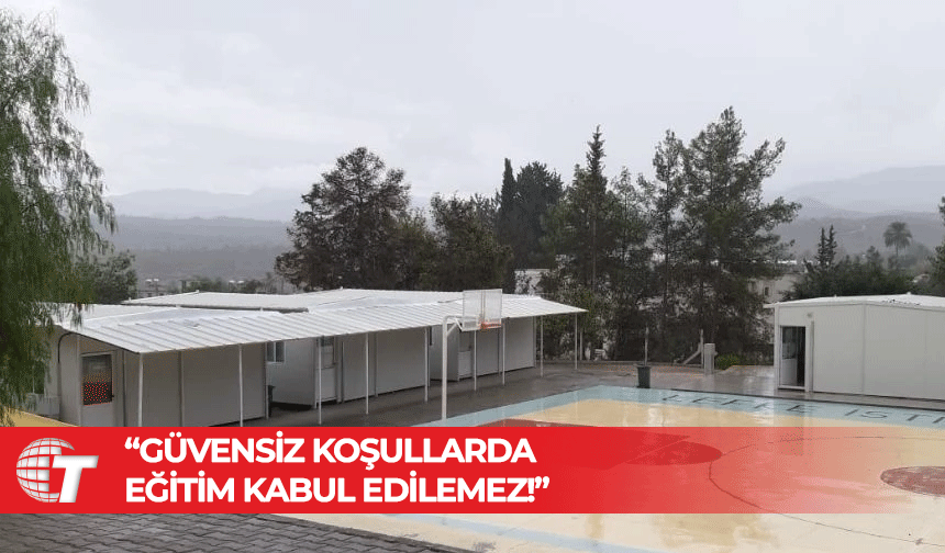 KTÖS yarın Lefke'de basın toplantısı yapacak: Güvensiz koşullarda eğitim kabul edilemez!