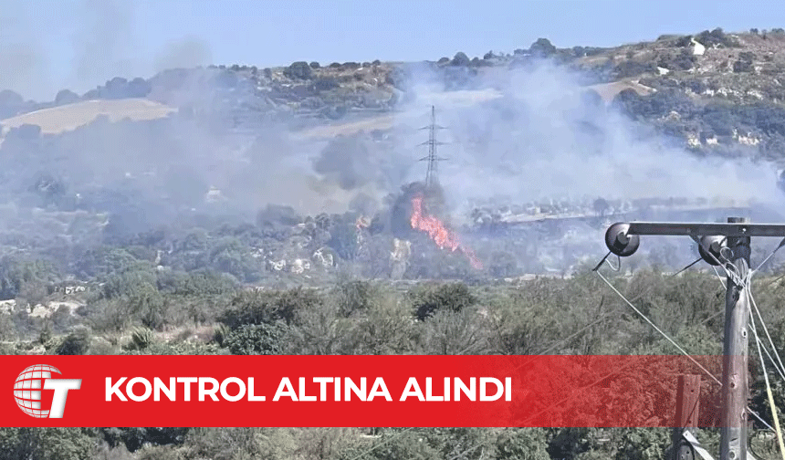 Baf’ta çıkan büyük yangın kontrol altına alındı