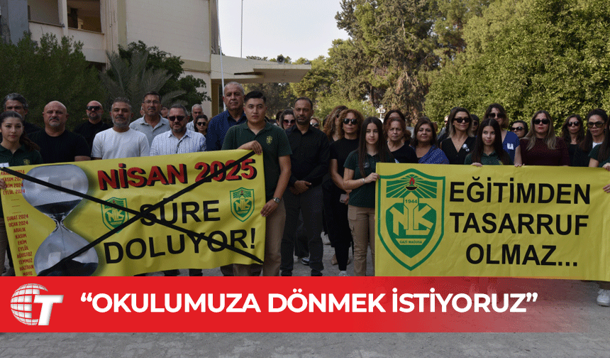 NKL Okul Aile Birliği’nden çağrı: Bir an önce okulumuza dönmek istiyoruz