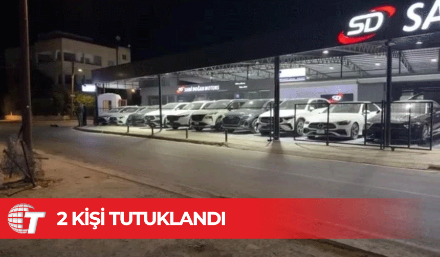 Lefkoşa'da oto galeriye silahlı saldırı: Silah dere yatağında bulundu, 2 kişi tutuklandı