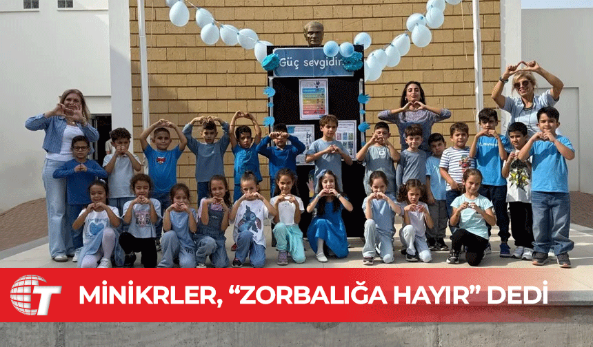Levent Primary School'da “Zorbalığa Karşı Mavi” Farkındalık Günü etkinliği düzenlendi