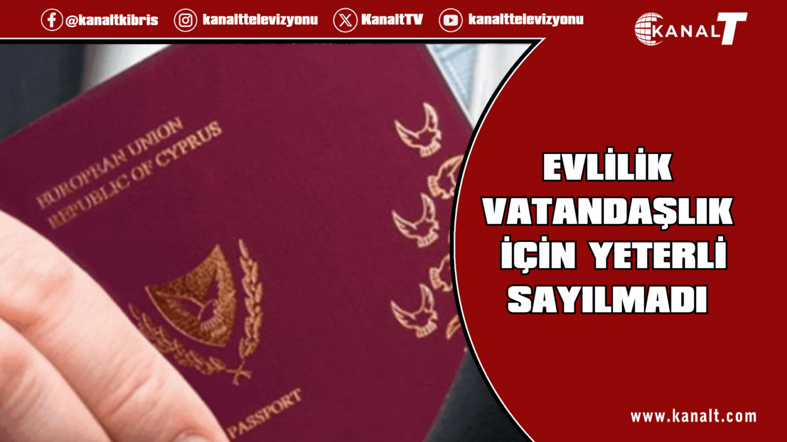 Rum başsavcılığı yabancı birinin evlilik yoluyla Kıbrıs vatandaşı olma talebini reddetti
