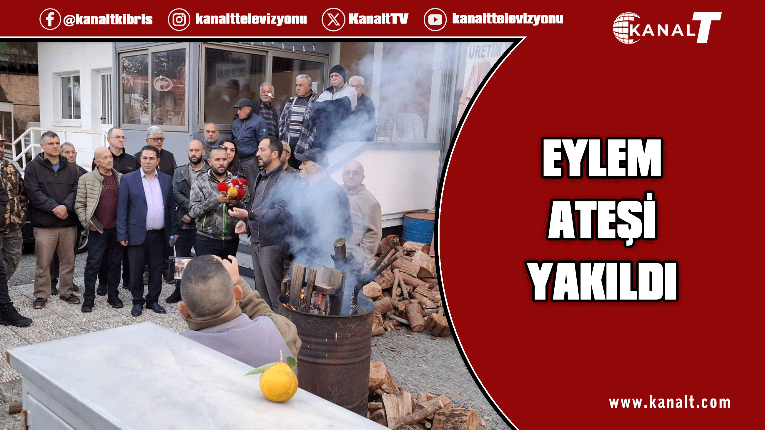 Güzelyurt’ta narenciyeciler “eylem ateşi” yaktı!