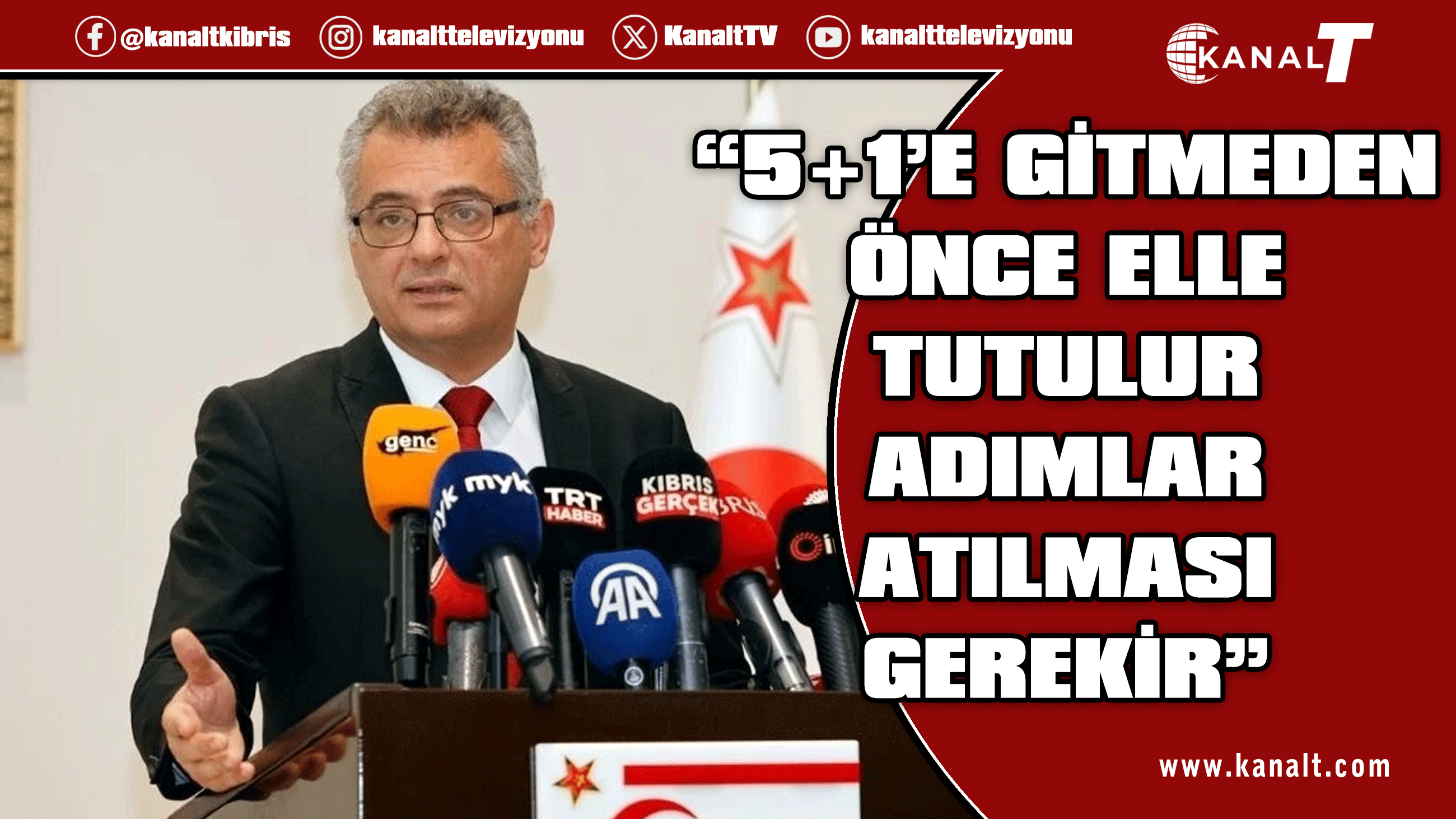 Erhürman: Temel hedef; sadece GYÖ’de konuşmak değil, Kıbrıs sorunu bağlamında konuşmaktır