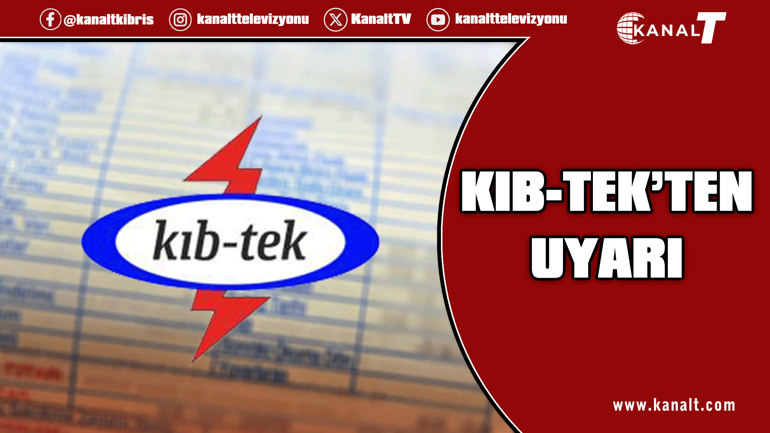 Kıb-Tek’ten abonelere borç uyarısı