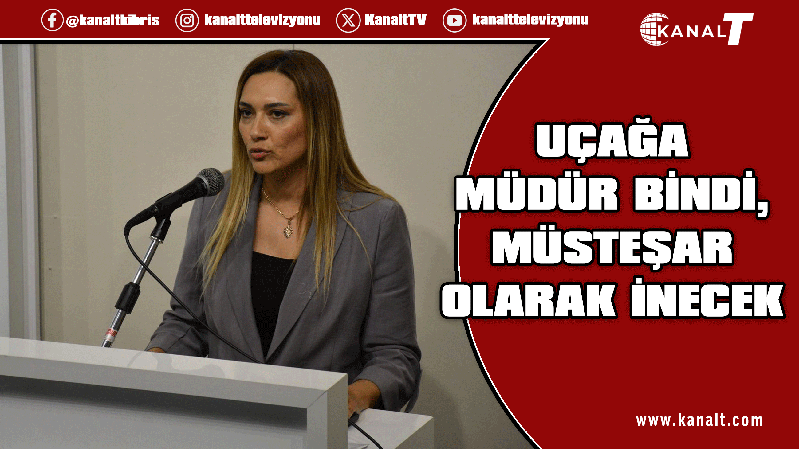 Uçağa Müdür bindi, Müsteşar olarak inecek