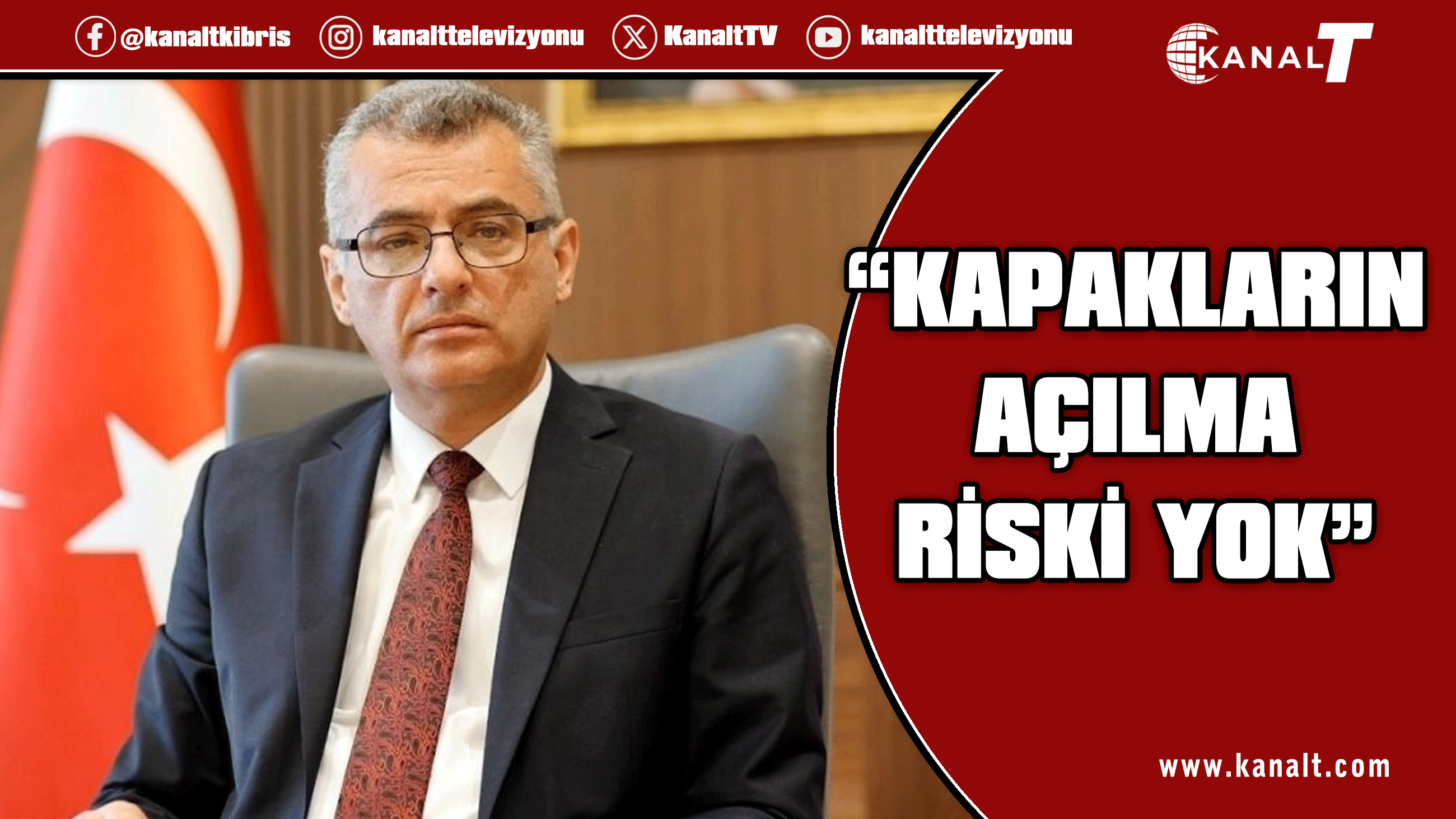 Erhürman: Güney Kıbrıs’taki barajların kapakların açılma riski yok