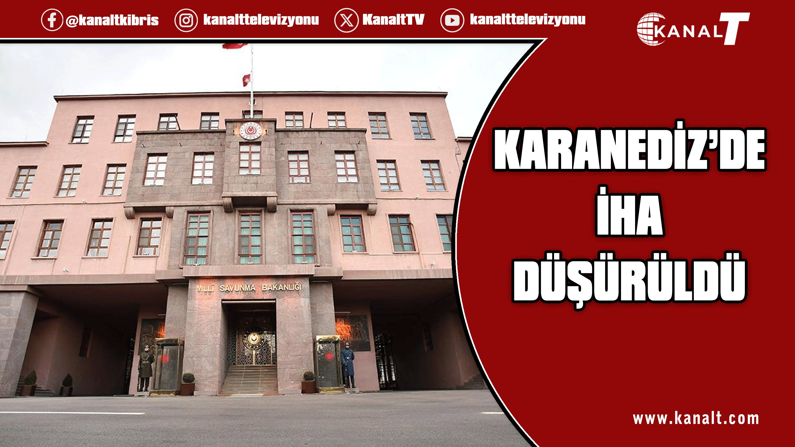 Karadeniz'de kontrolden çıktığı tespit edilen İHA düşürüldü