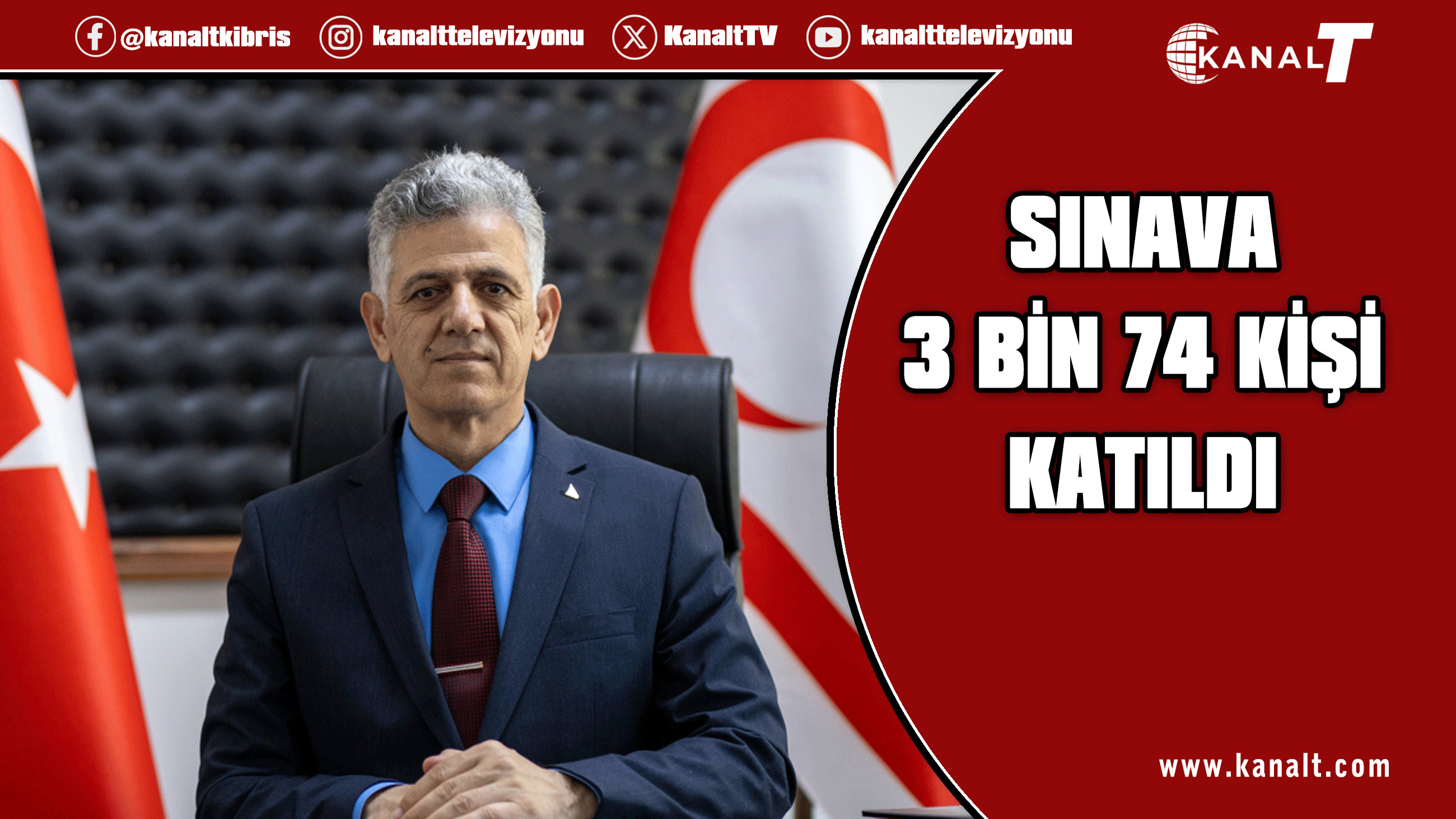 Köseoğlu: Kamu yeterlilik sınavına 3 bin 74 kişi katıldı