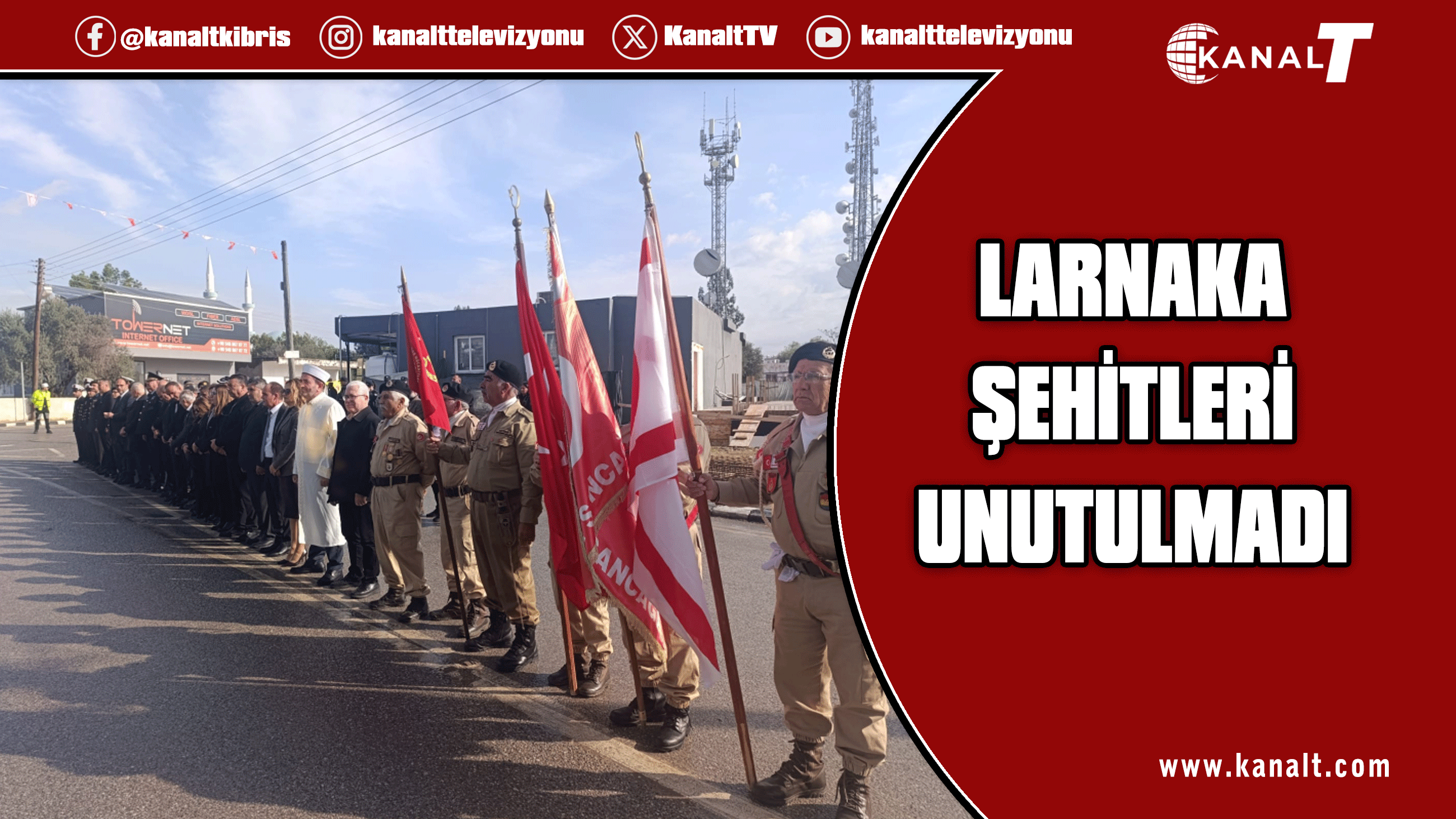 Larnaka Şehitleri İskele’de düzenlenen törenle anıldı