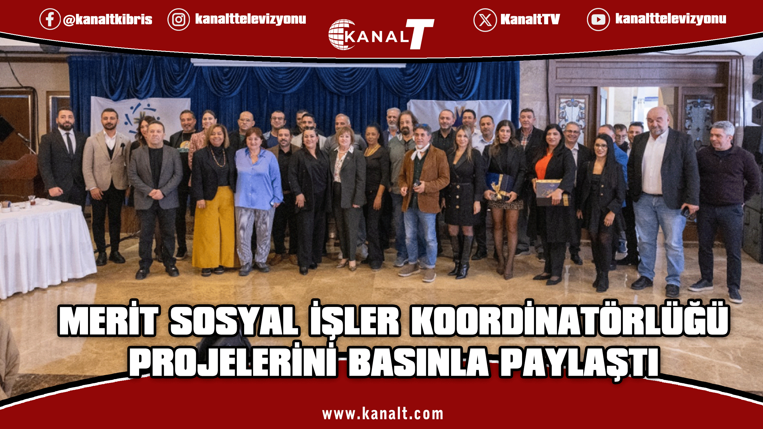 Merit Sosyal İşler Koordinatörlüğü projelerini basınla paylaştı