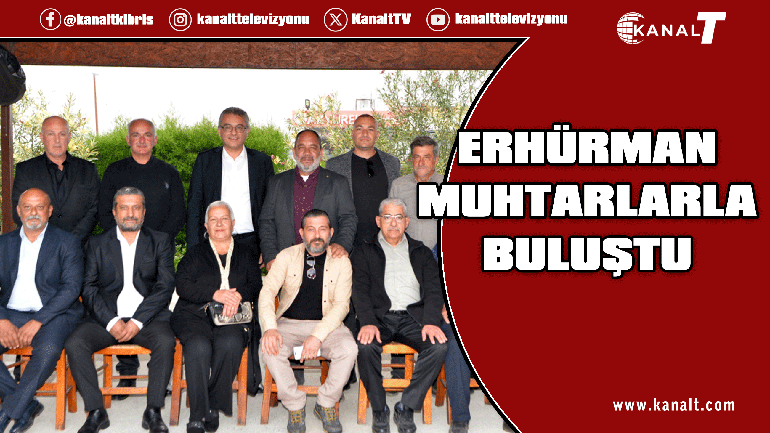 Cumhurbaşkanı Erhürman, Güzelyurt’ta muhtarlarla buluştu