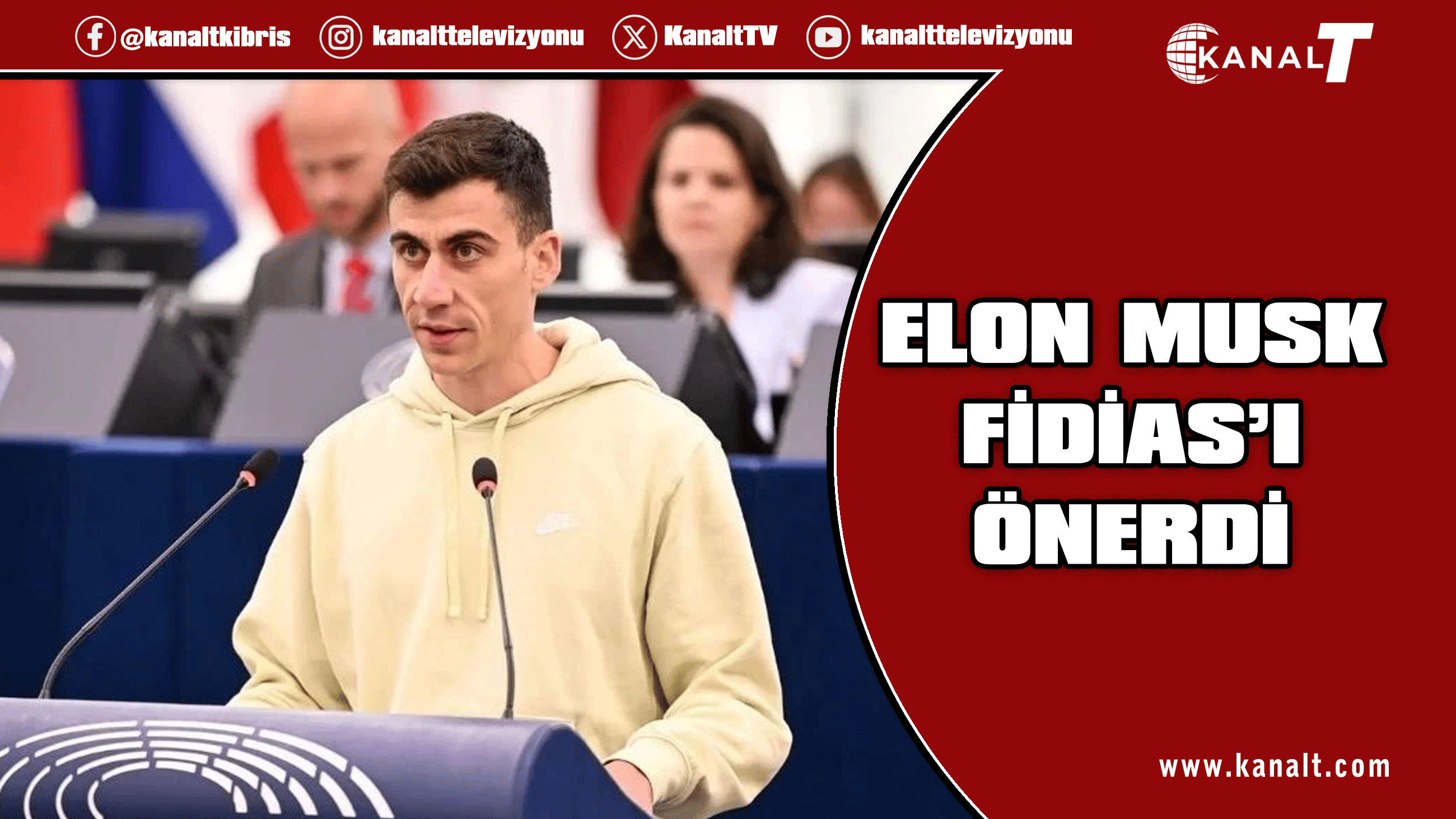 Elon Musk, Kıbrıslı AP vekili Fidias'ı AB başkanlığı için önerdi