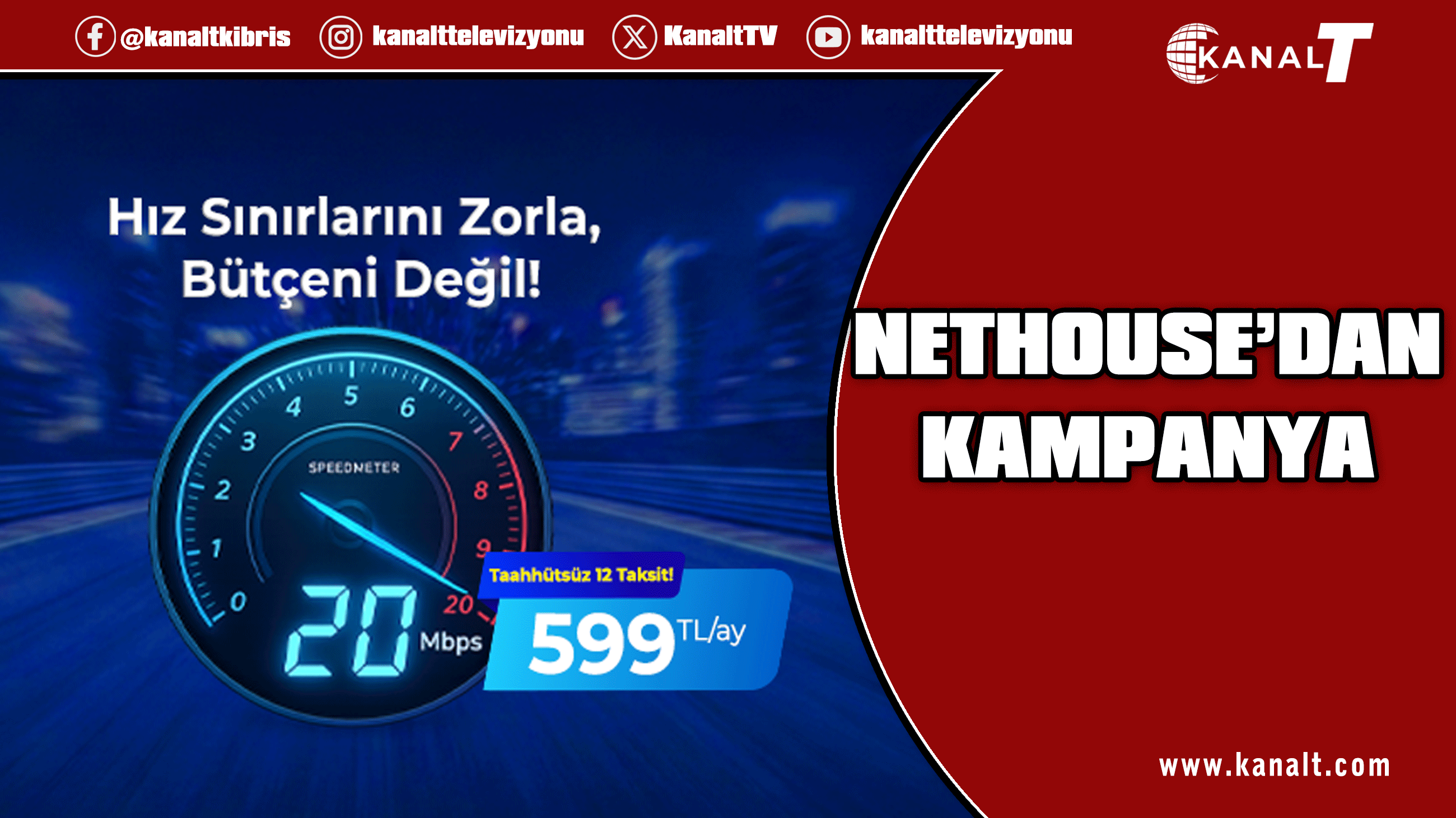 Nethouse’tan Yıl Sonuna Damga Vuracak Kampanya: 20 Mbps Ev İnterneti – Ayda Sadece 599 TL!