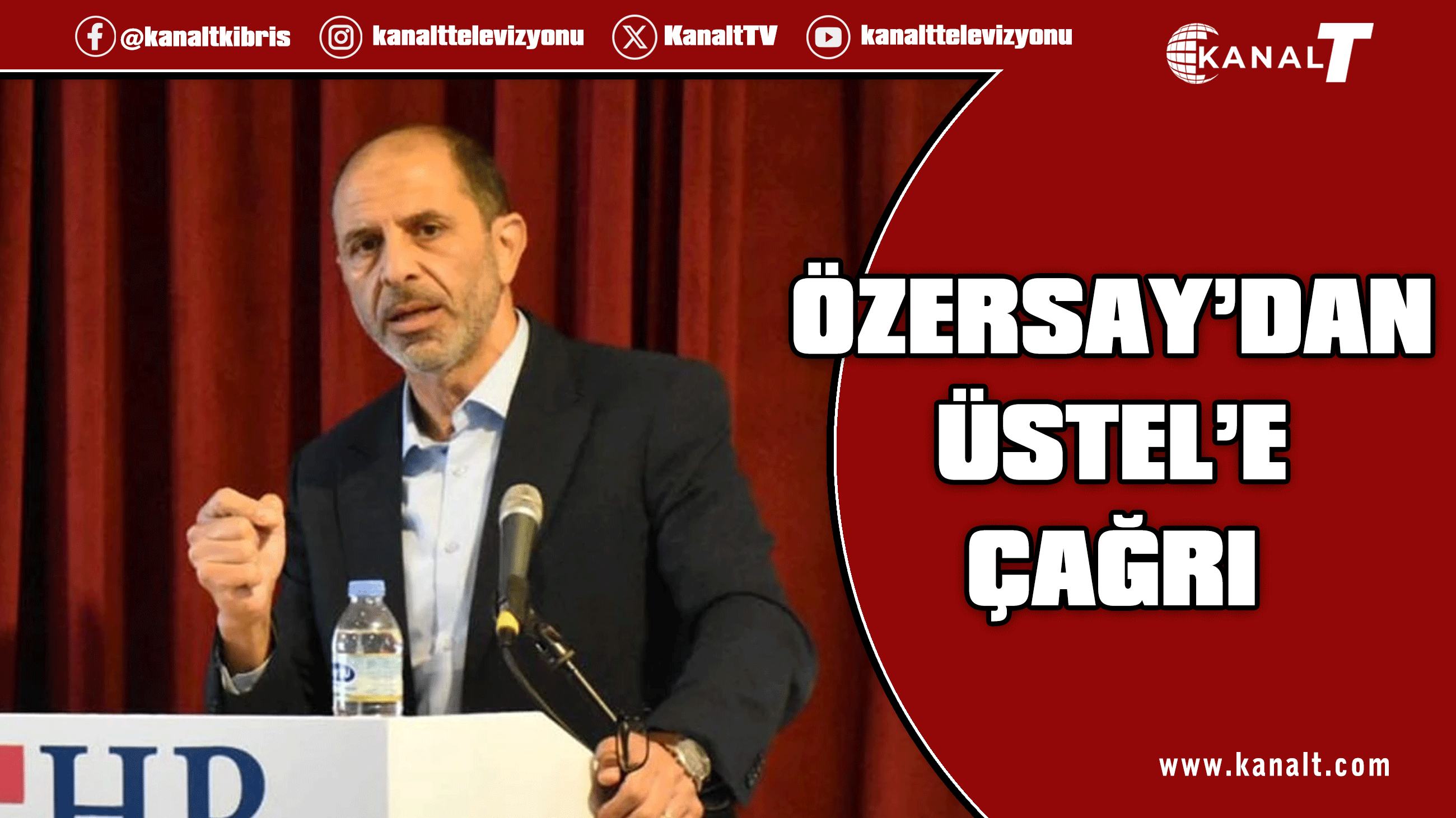 Özersay'dan Üstel'e: Dokunulmazlığınızı kaldırın