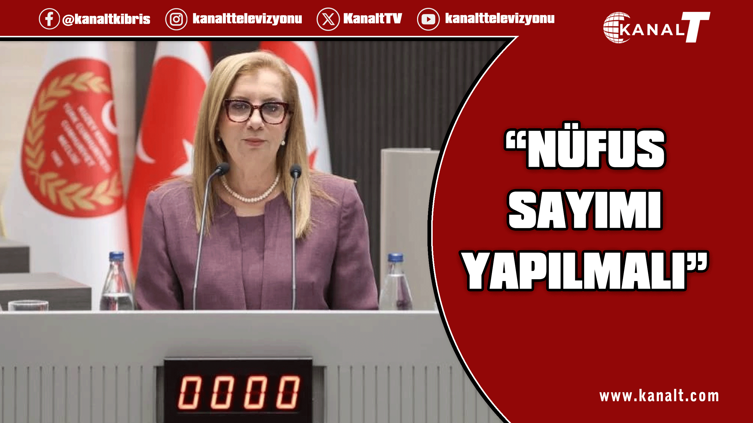 Resmiye Eroğlu Canaltay: Kapsamlı ve modern yöntemlerle yürütülecek bir nüfus sayımına ihtiyaç duyuyoruz