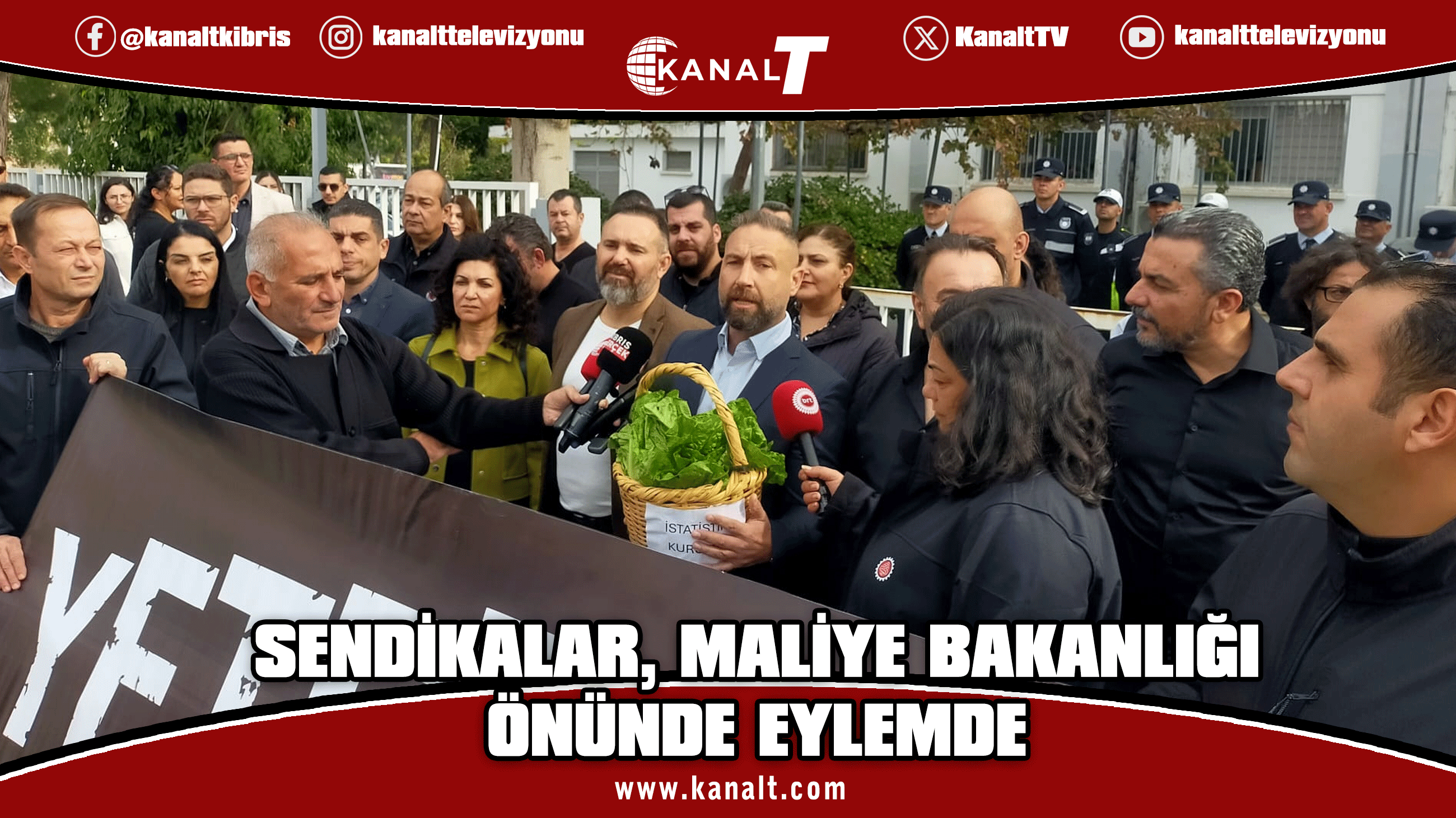 Kamuda yetkili 5 sendika Maliye Bakanlığı'nda eylemde