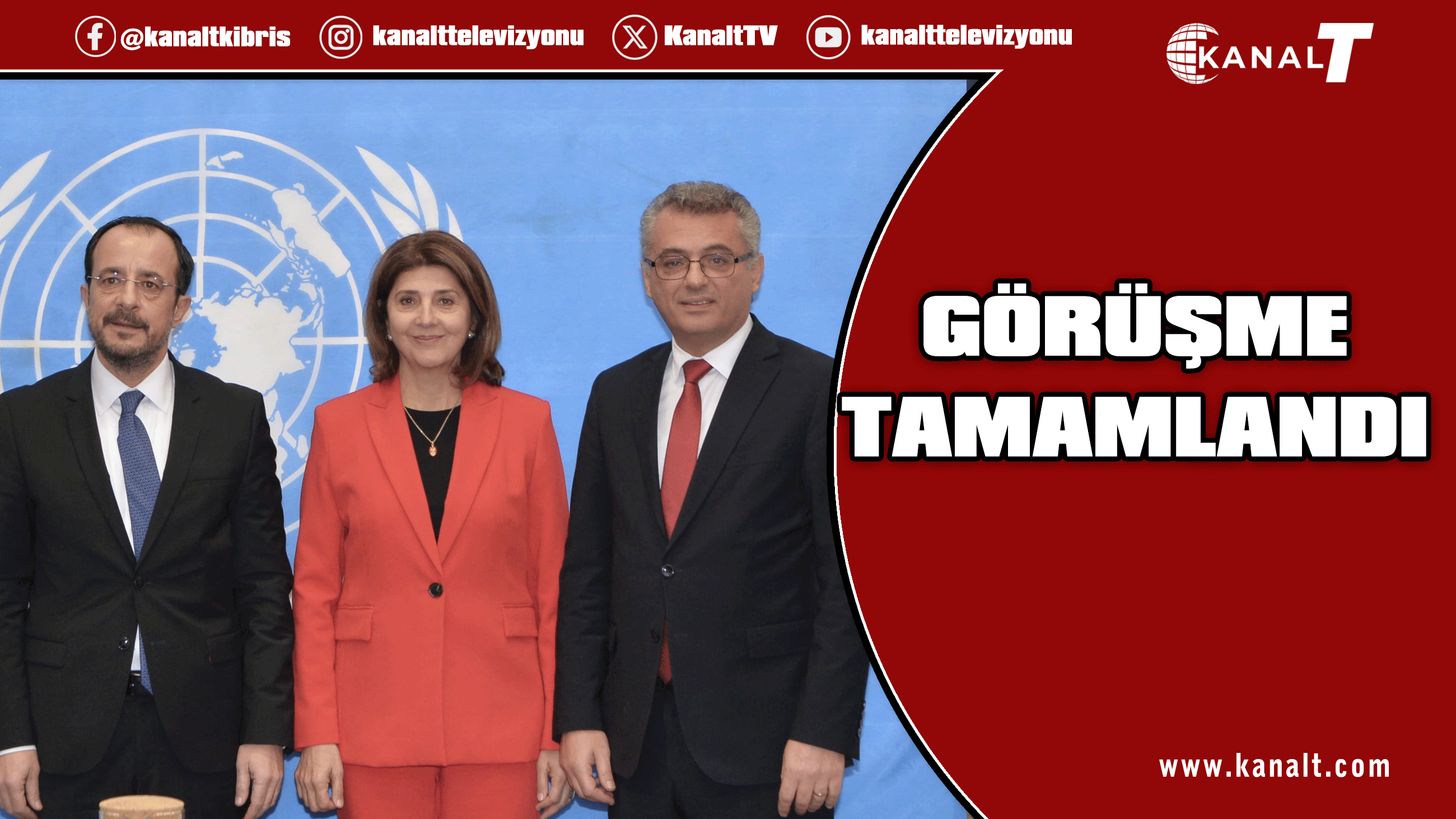 Cumhurbaşkanı Tufan Erhürman, Rum Lider Nikos Hristodulidis ile görüştü