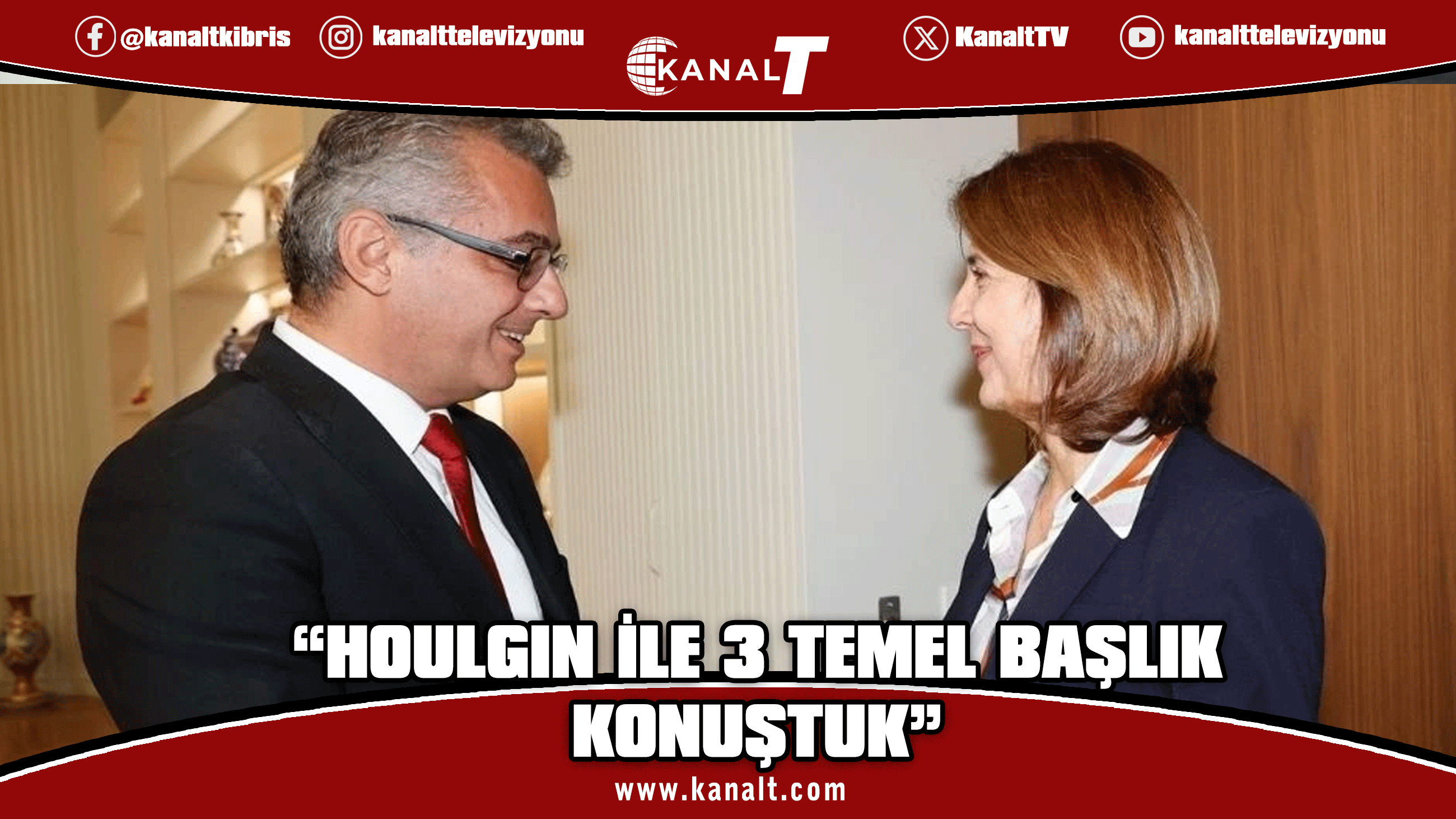 Cumhurbaşkanı Tufan Erhürman ile Holguin görüşmesi tamamlandı