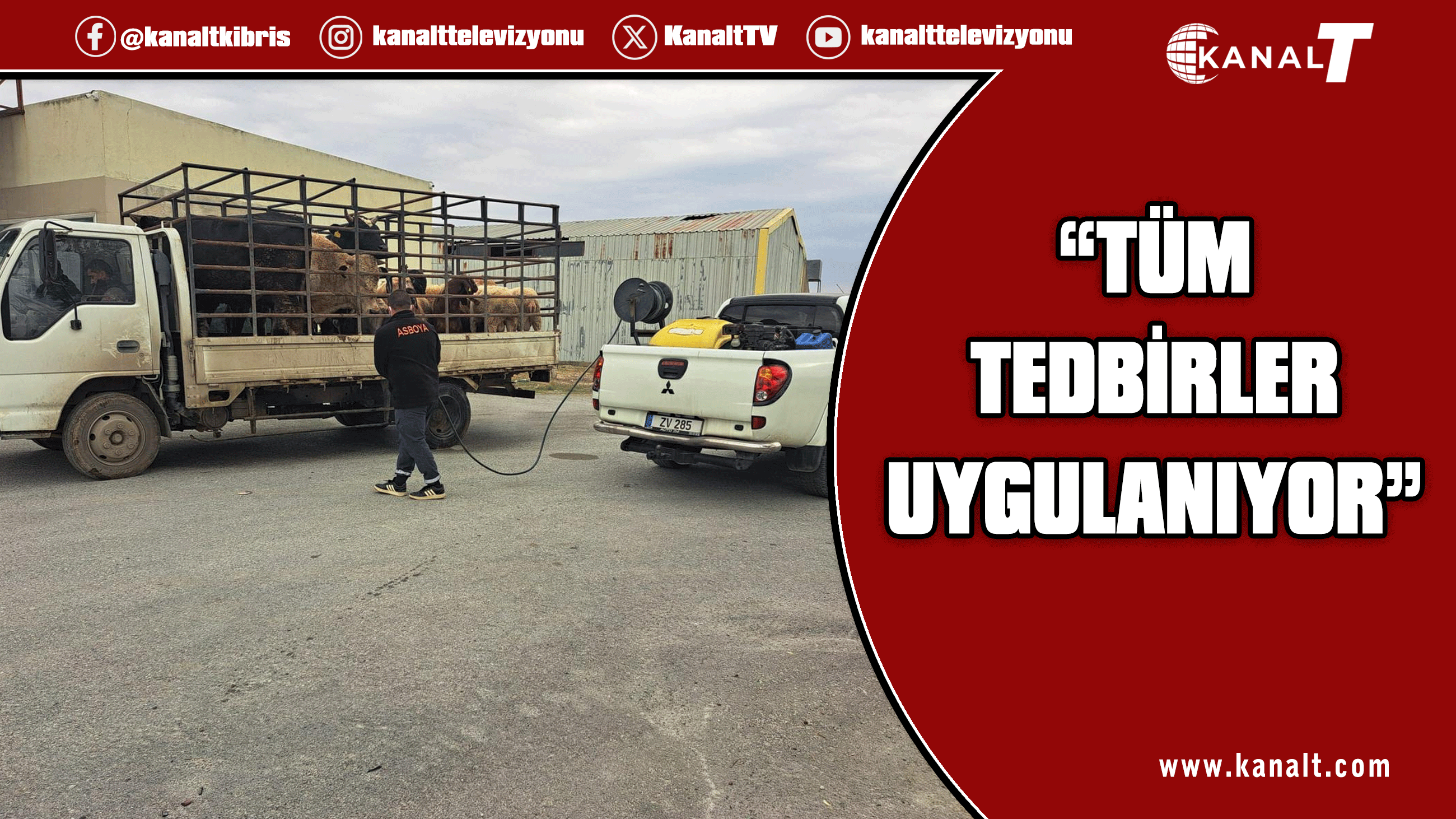 LTB Boğaziçi köyünde tesbit edilen şap hastalığına karşı tüm tedbirleri hayata geçiriyor