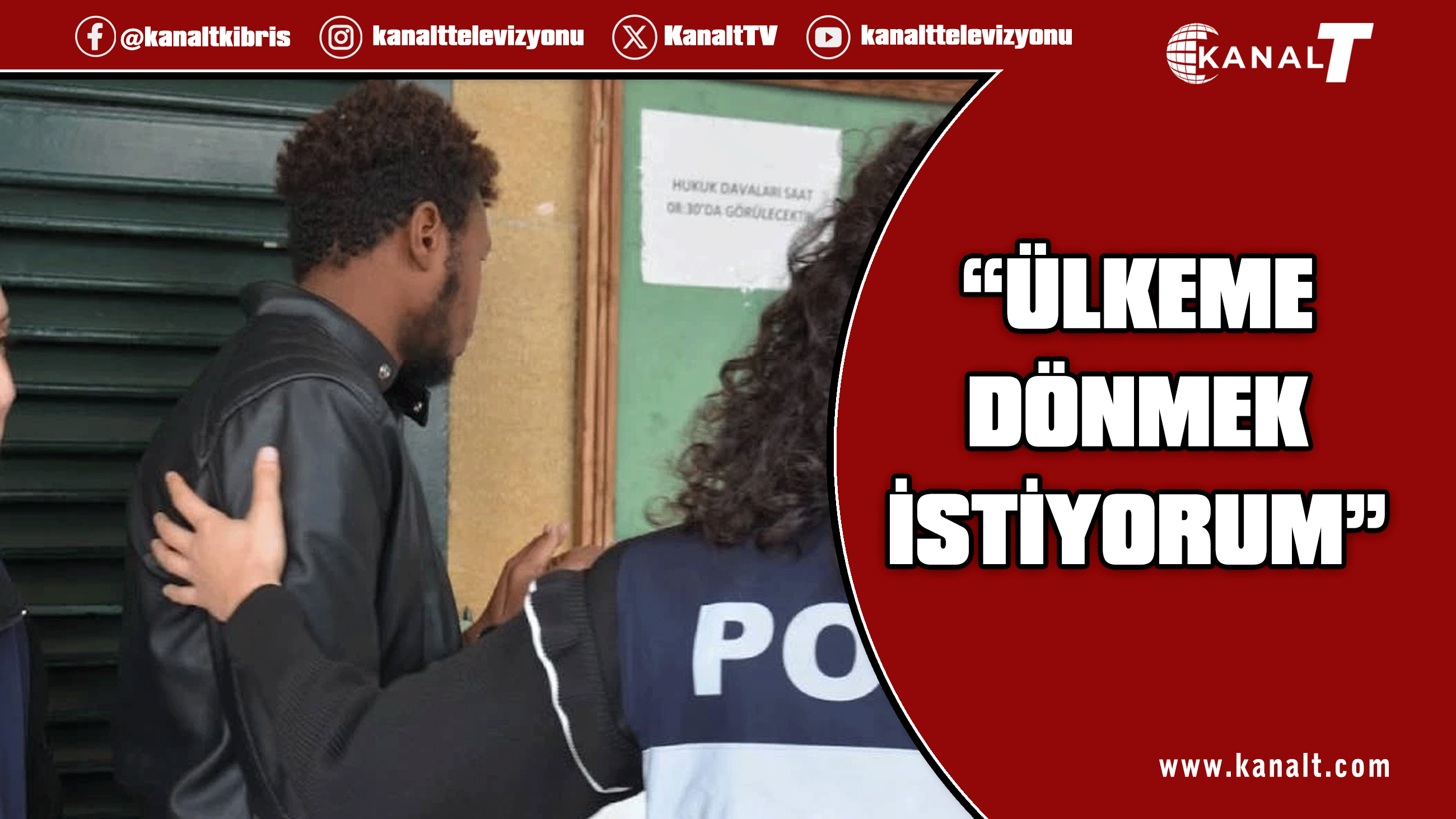 Ülkede 8 gün ikamet izinsiz yaşadı, ülkesine gitmek istediğini söyledi