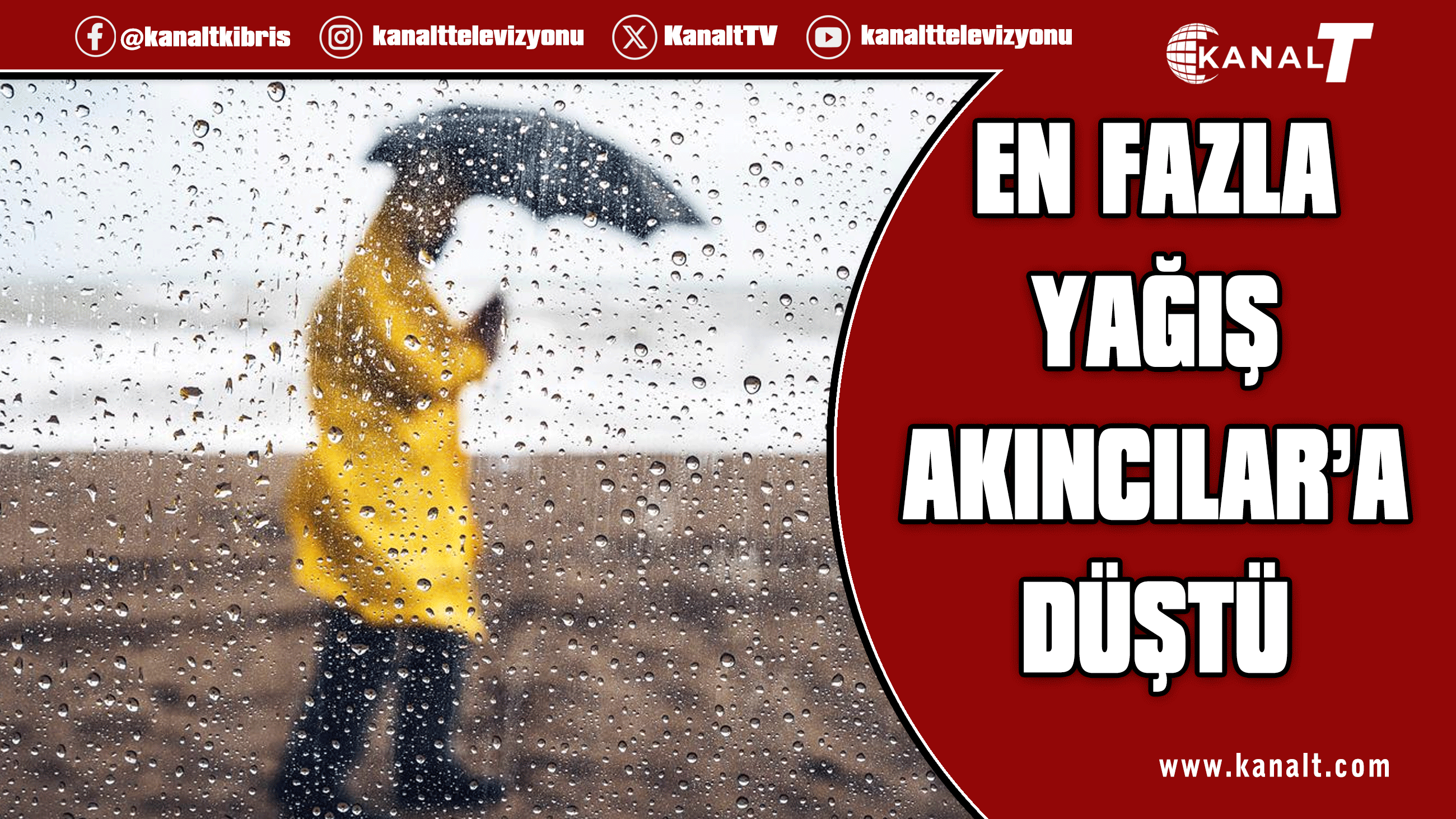 En fazla yağış Akıncılar'da kaydedildi