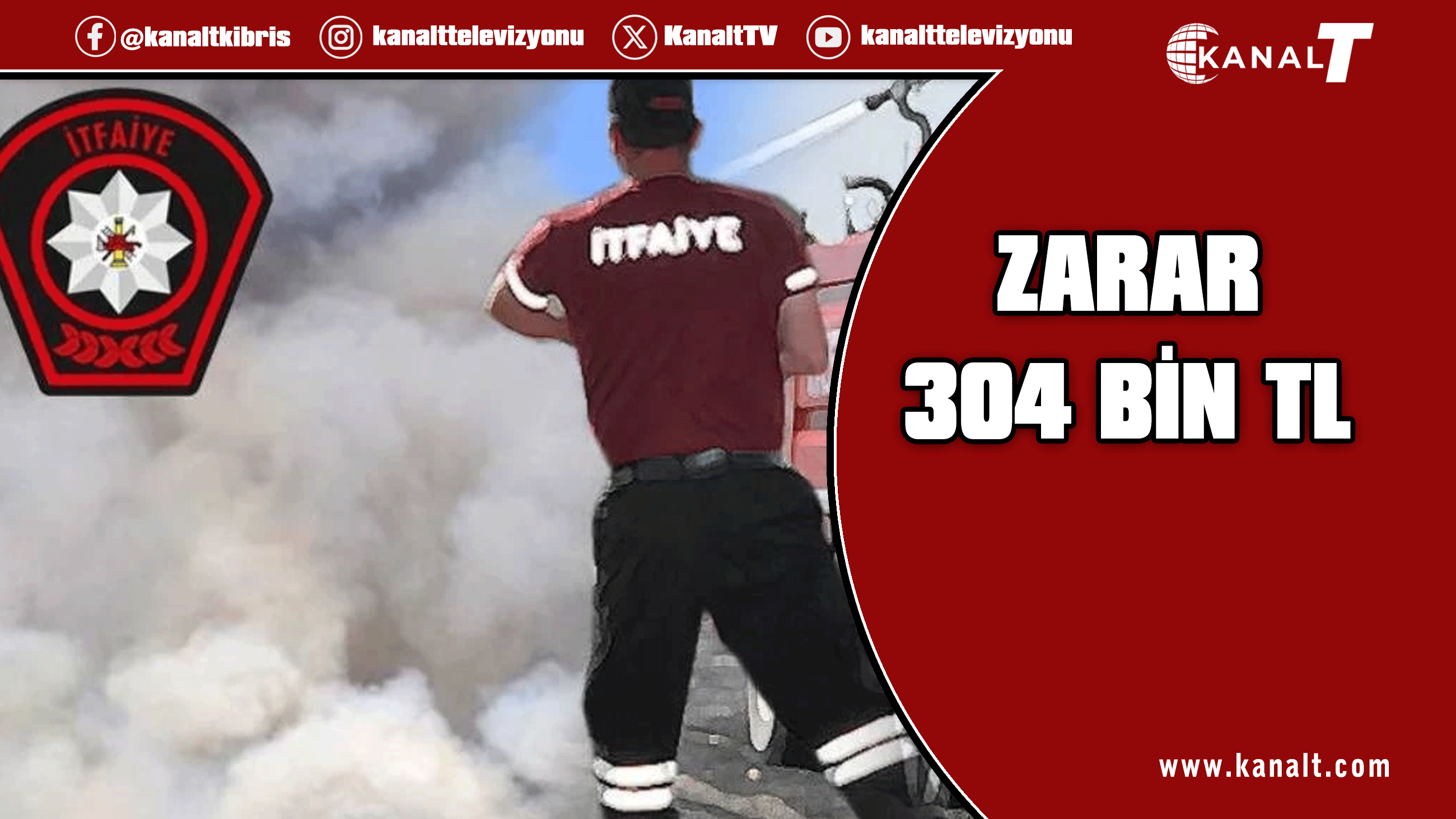 Haftalık itfaiye raporu: Gerçekleşen 6 yangın ve 13 özel servis olayında maddi zarar 304 bin TL!