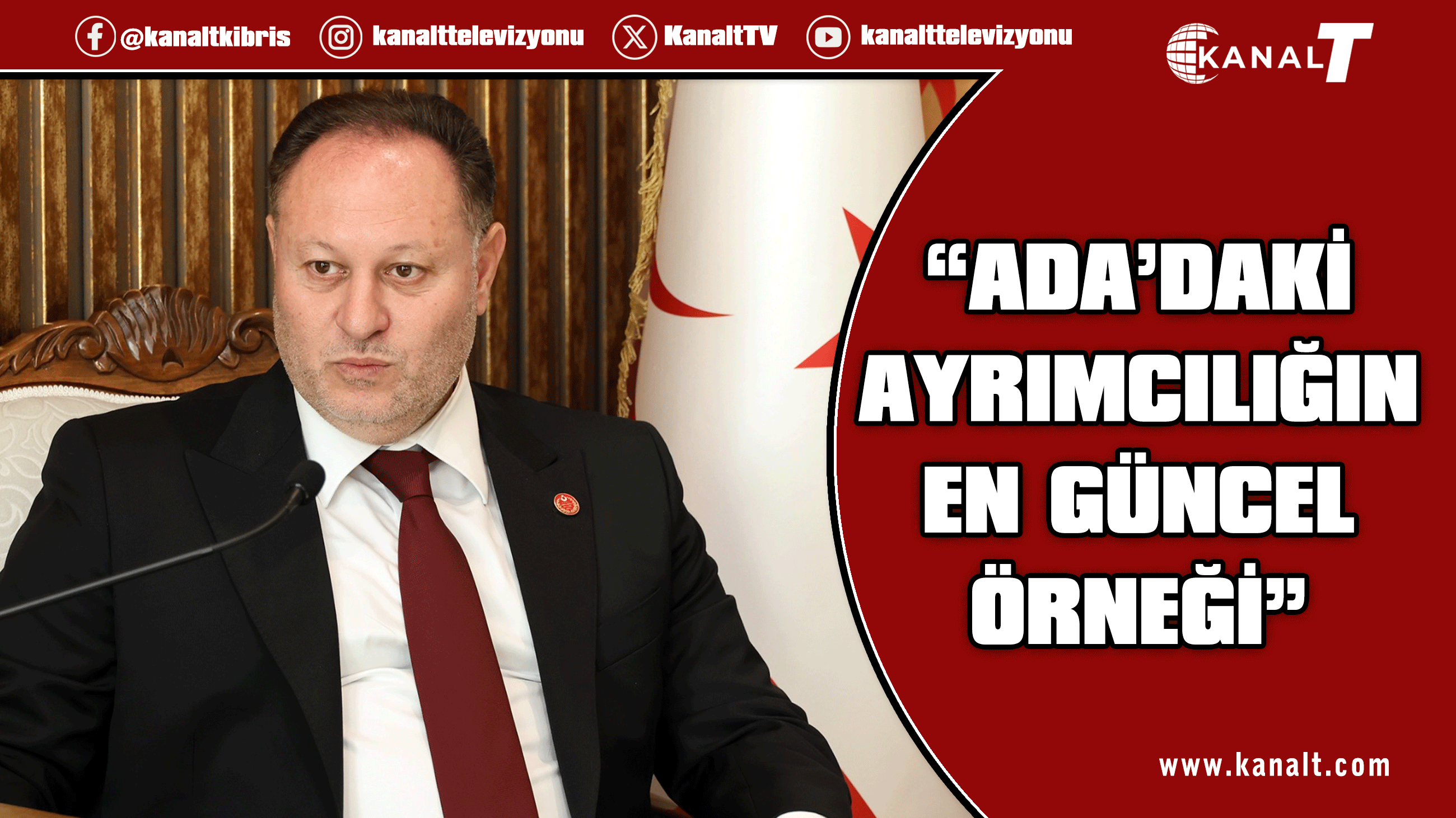 Öztürkler: AB dönem başkanlığı açılışı, Ada'daki ayrımcılığın en güncel örneğidir