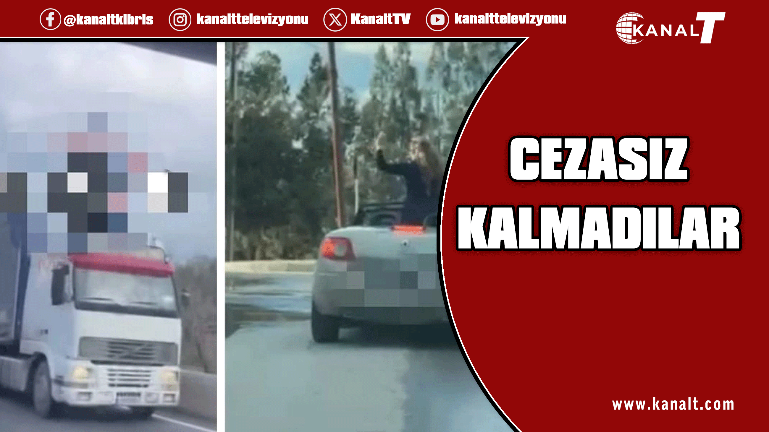 Lefkoşa-Güzelyurt yolunda ters yön ve tehlikeli yolculuk yapan sürücüler rapor edildi