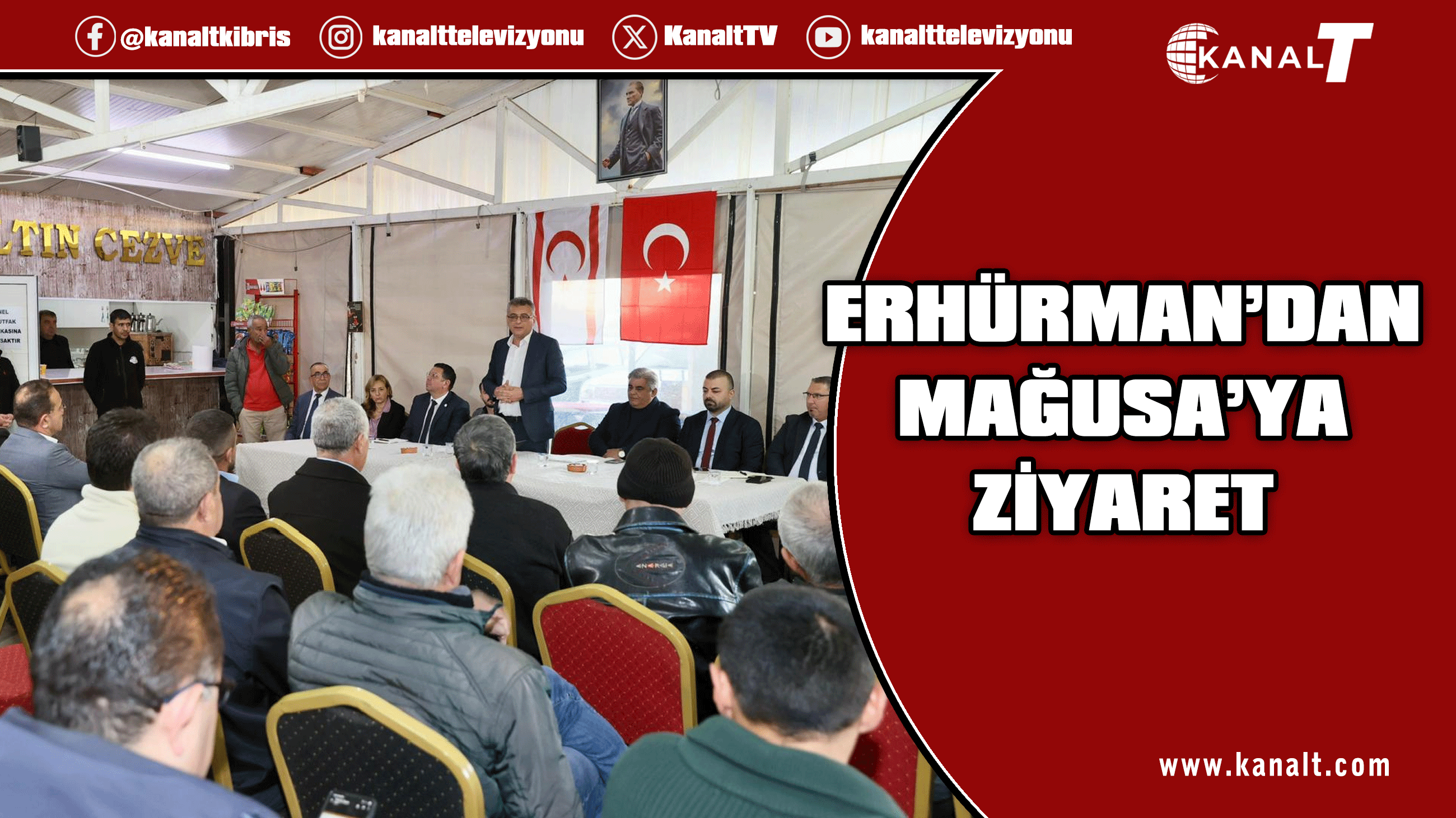 Erhürman Gazimağusa bölgesini ziyaret etti