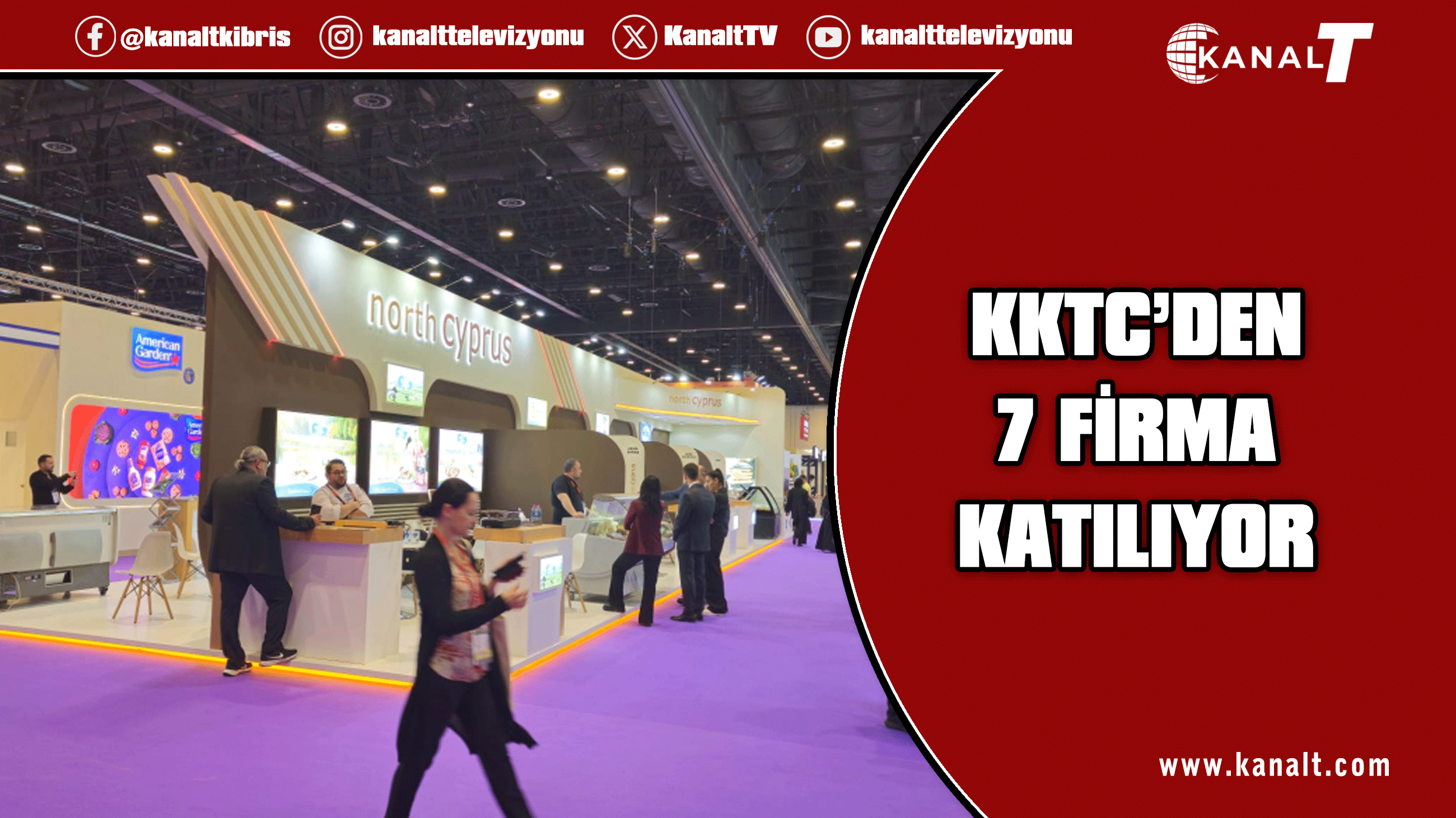 KKTC, Gulfood 2026’da “North Cyprus” standıyla temsil ediliyor
