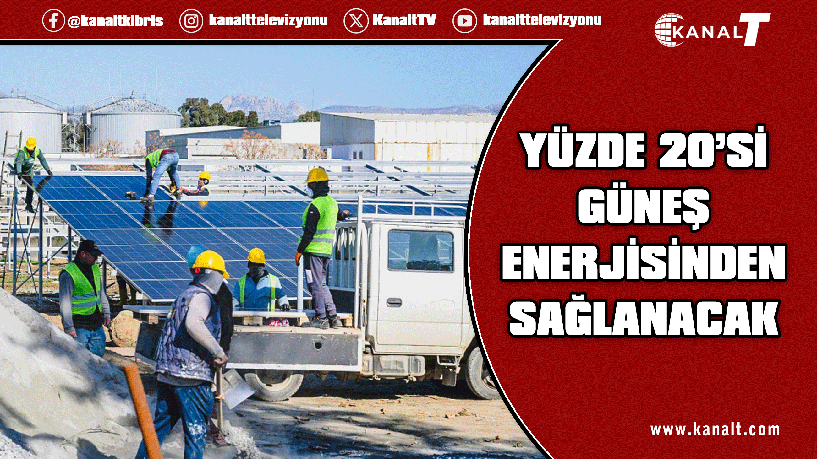 Haspolat Atık Su Tesisi, elektrik ihtiyacının yüzde 20’sini güneş enerjisinden sağlayacak