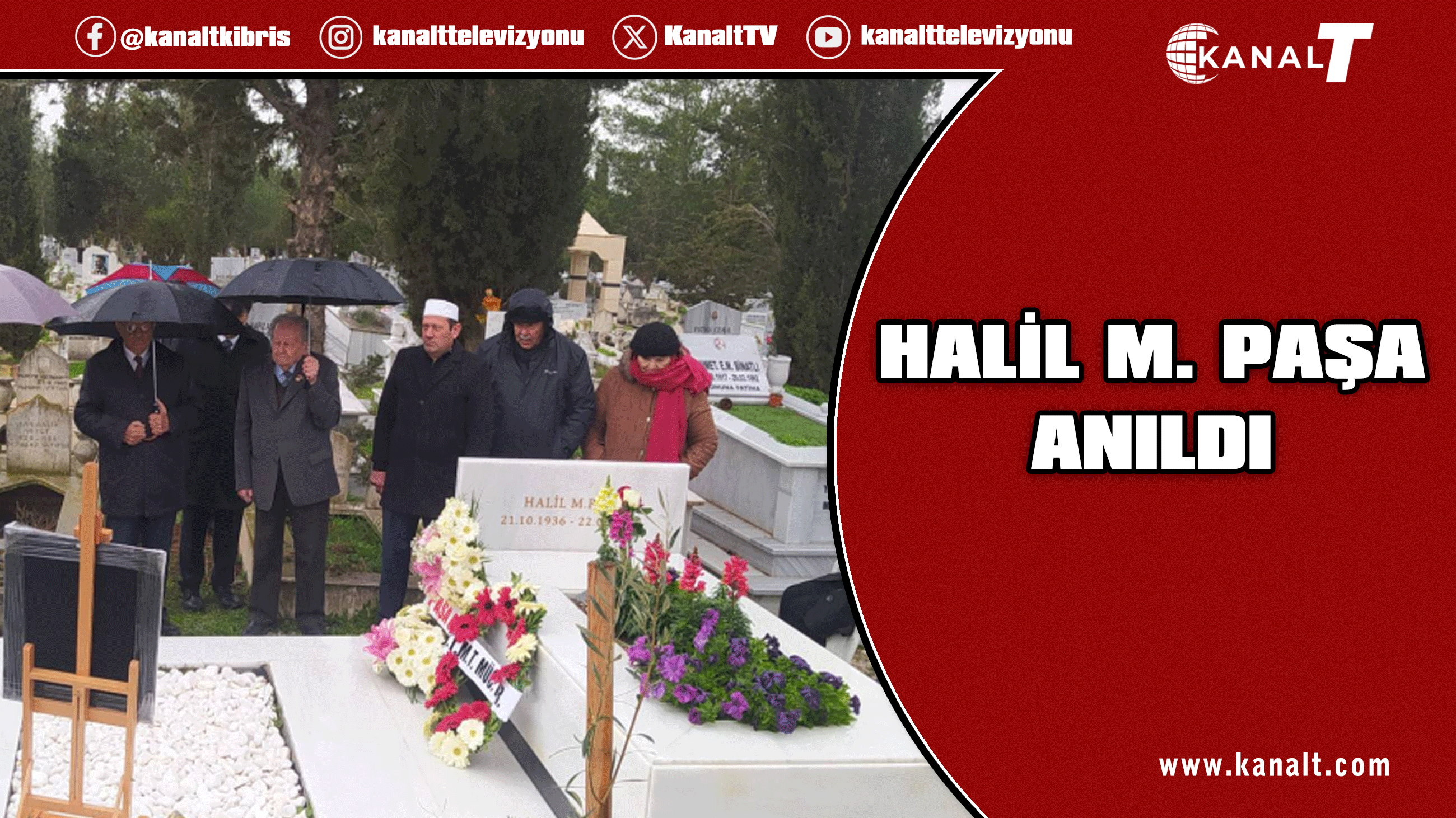 Halil M. Paşa, ölümünün ikinci yılında anıldı