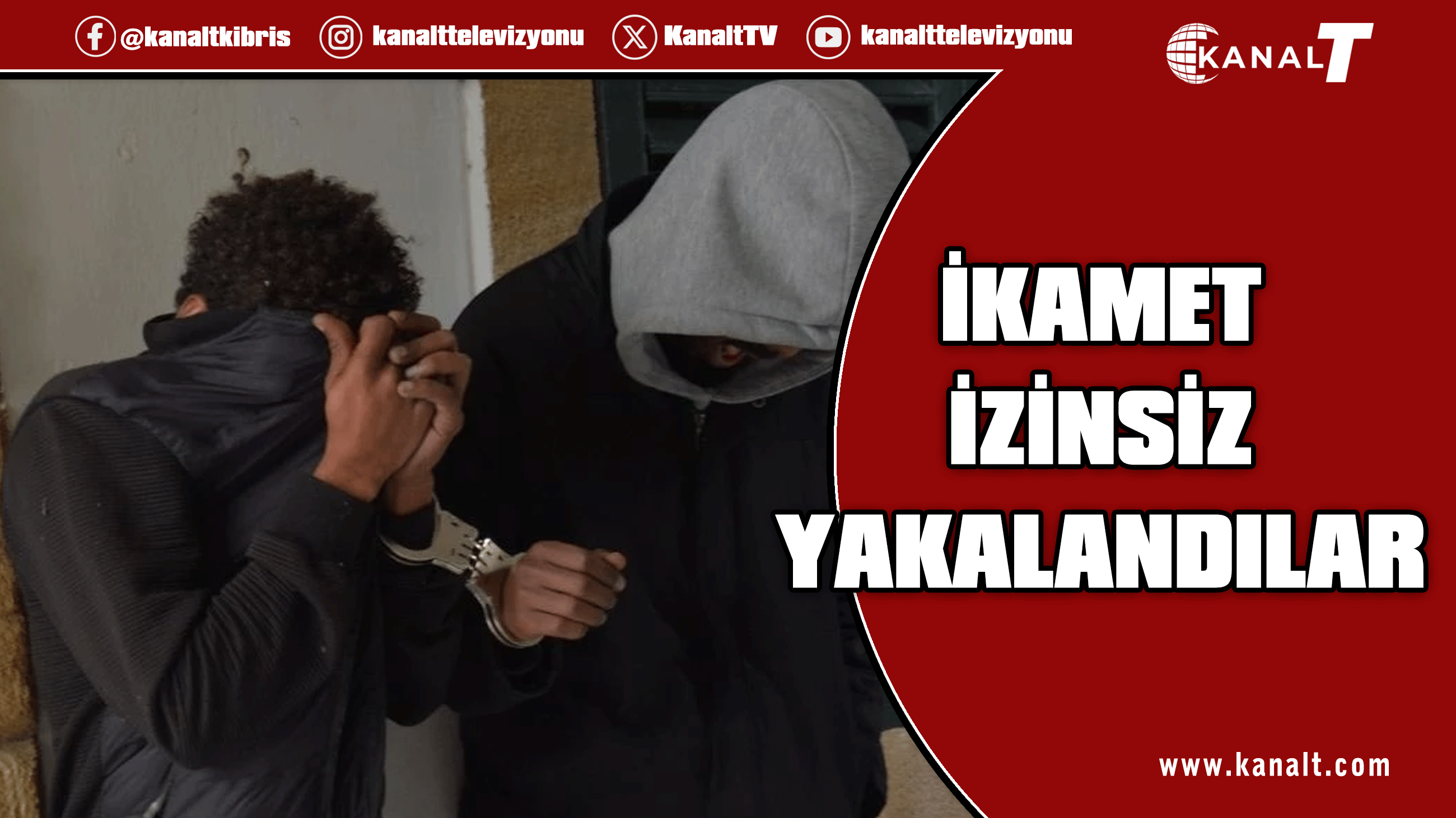 Ülkede izinsiz ikamet eden 2 zanlı 1 gün süreyle tutuklu kalacak