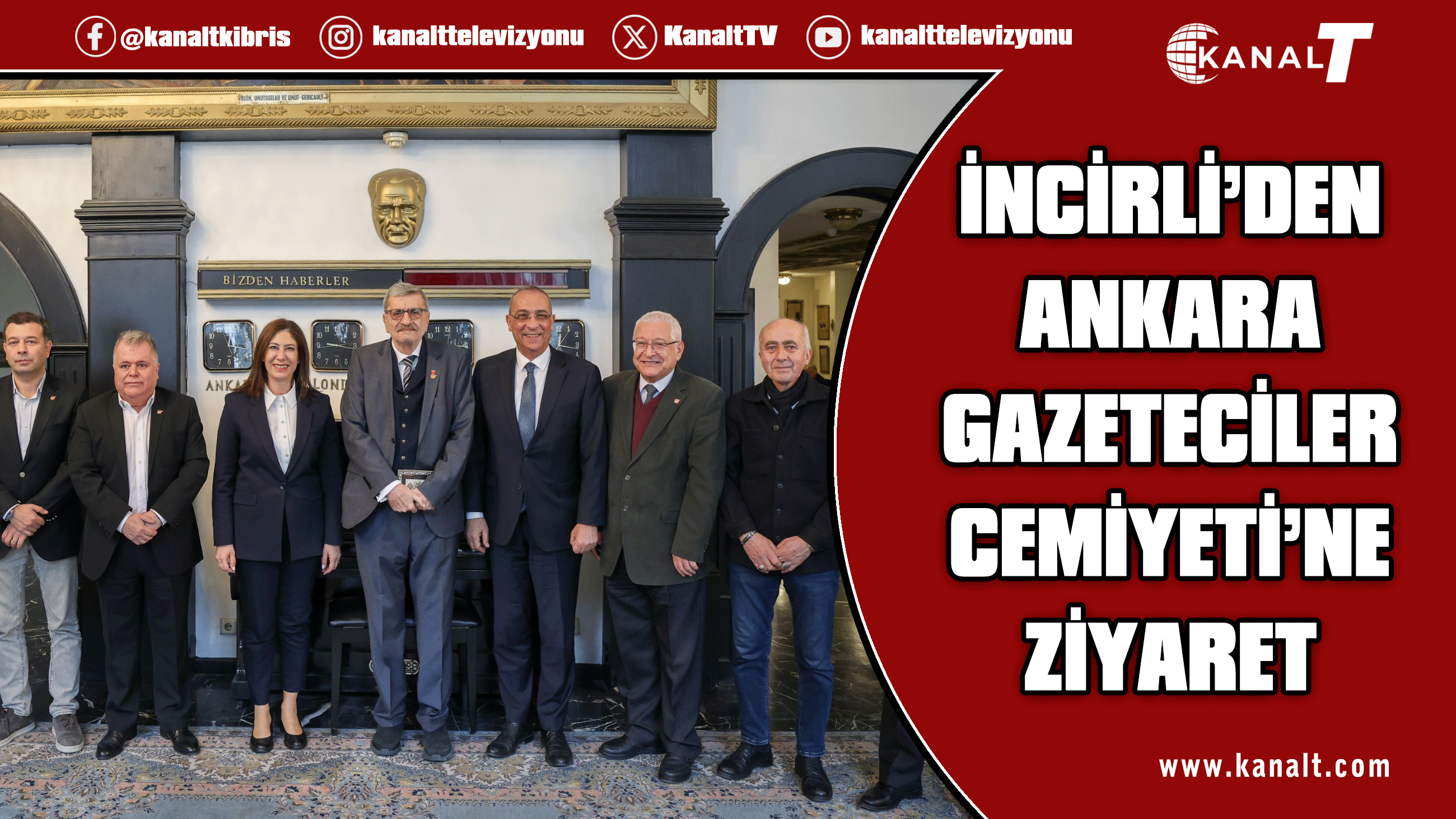 CTP Genel Başkanı Sıla Usar İncirli, Ankara Gazeteciler Cemiyeti’ni ziyaret etti