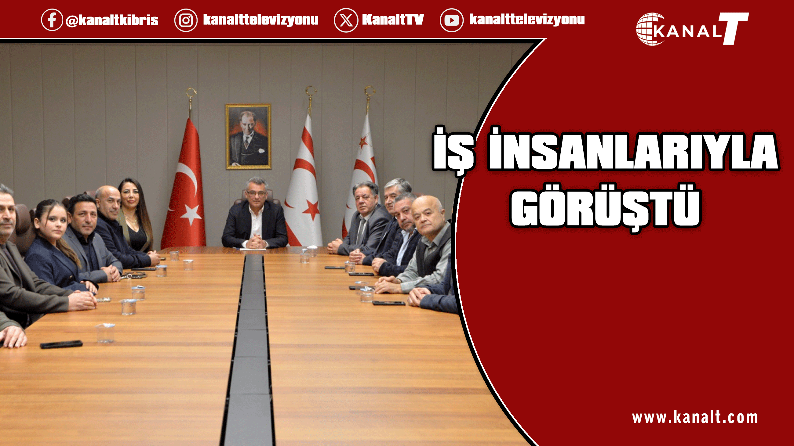 Erhürman, Özgür İş İnsanları Derneği yetkililerini kabul etti