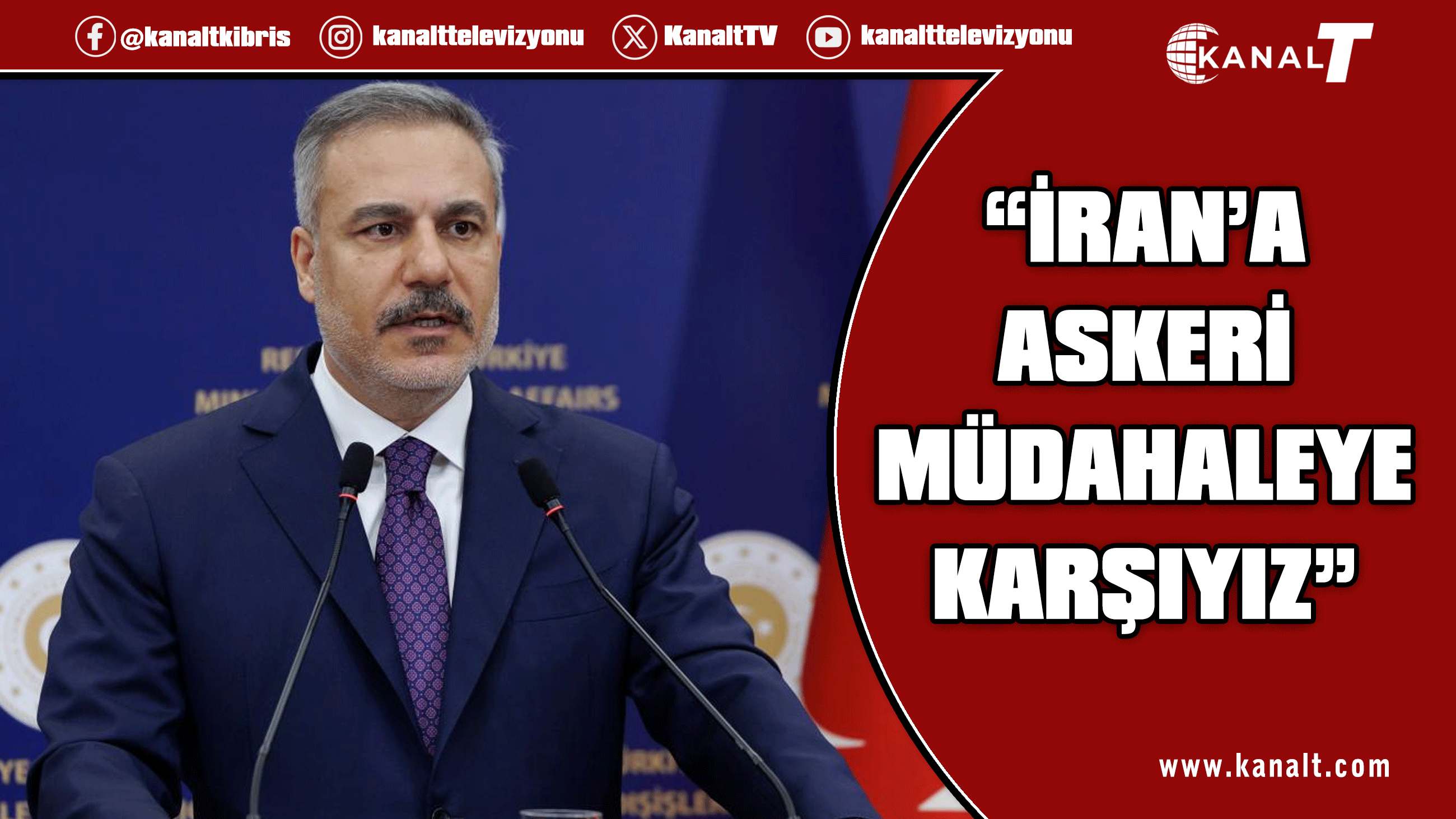 Bakan Fidan: İran'a yönelik askeri müdahaleye karşıyız