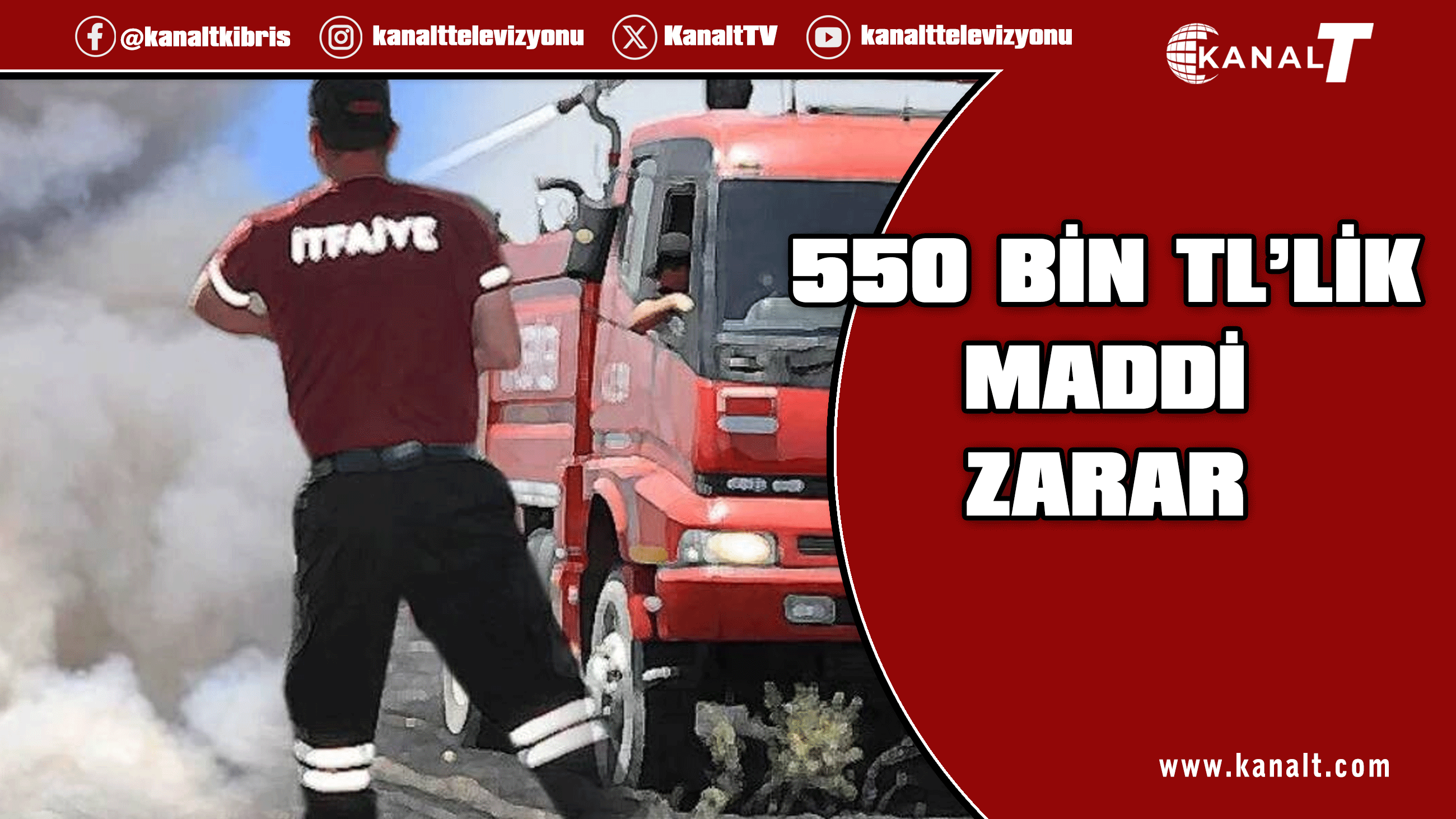 Bir haftada 10 yangın ve 29 özel servis olayında 550 bin TL'lik maddi zarar