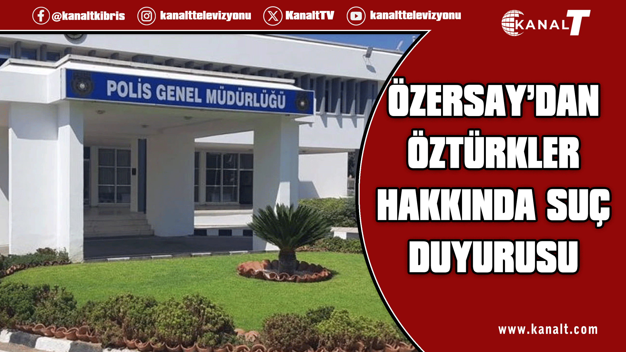 Kudret Özersay: Öztürkler hakkında polise şikâyet dilekçesi verdik