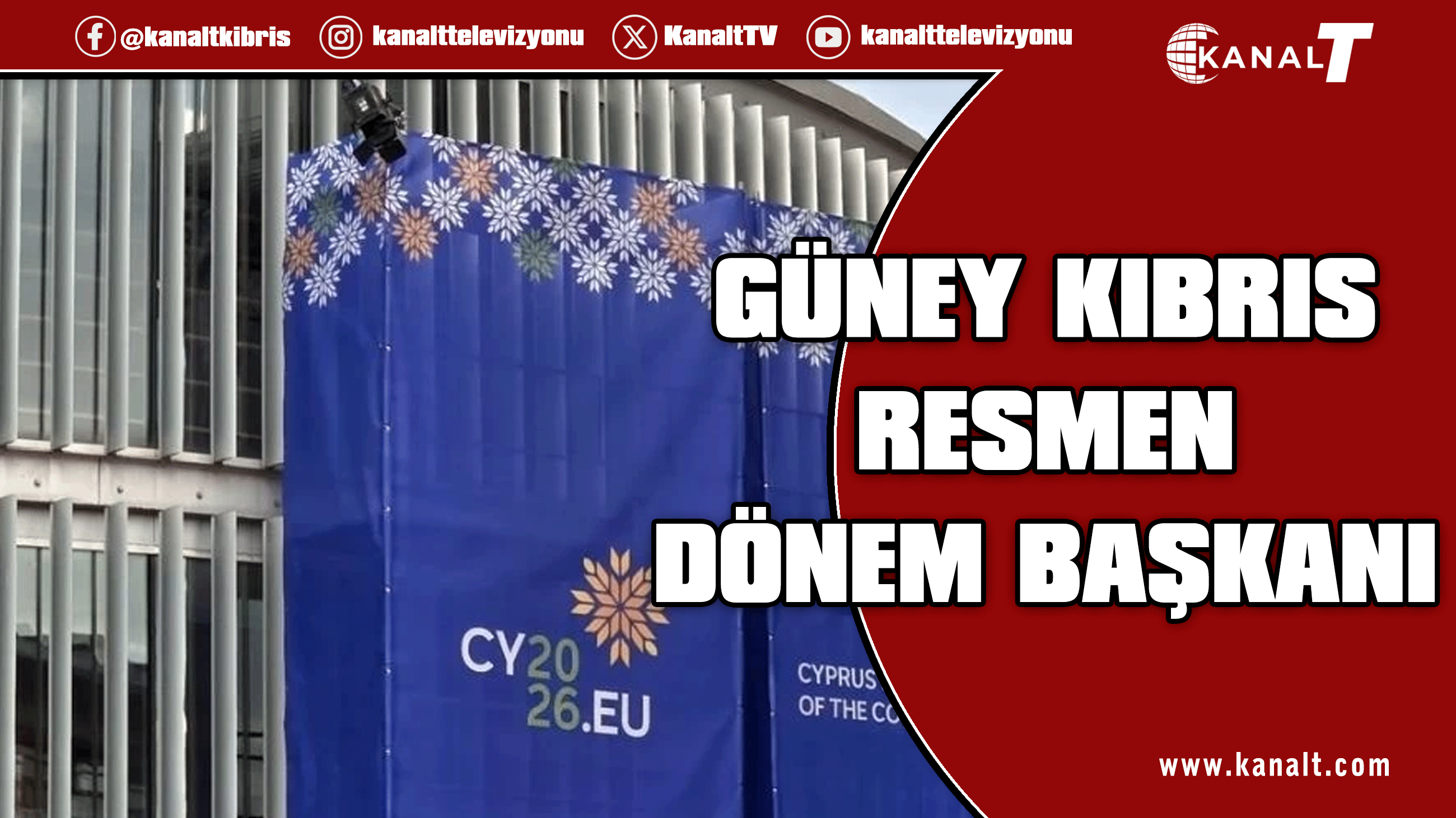 Güney Kıbrıs, AB Konseyi Dönem Başkanlığı’nı devraldı