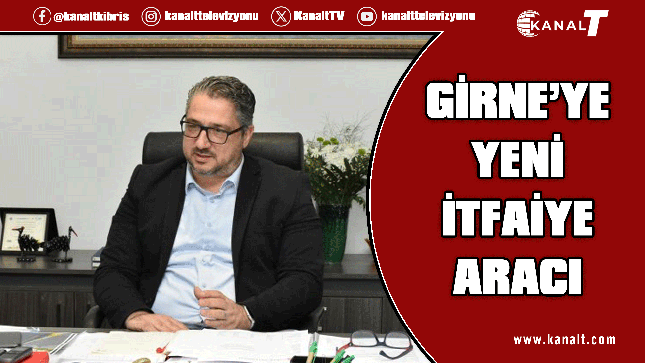 Girne Yarı Maratonu’ndan elde edilen gelirle itfaiyeye yeni araç alınıyor